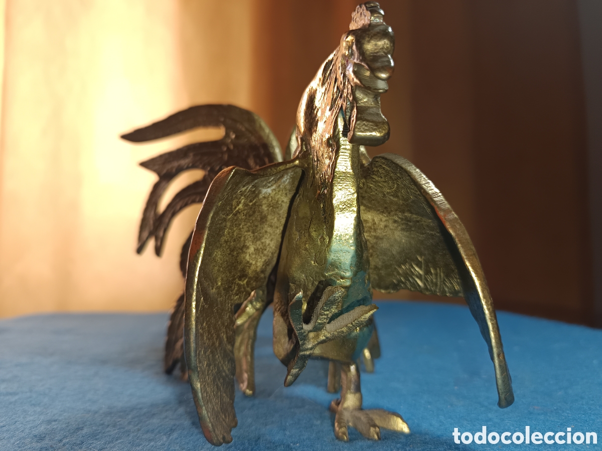 Antig&uuml;edades: Gallo de pelea de bronce - Foto 6