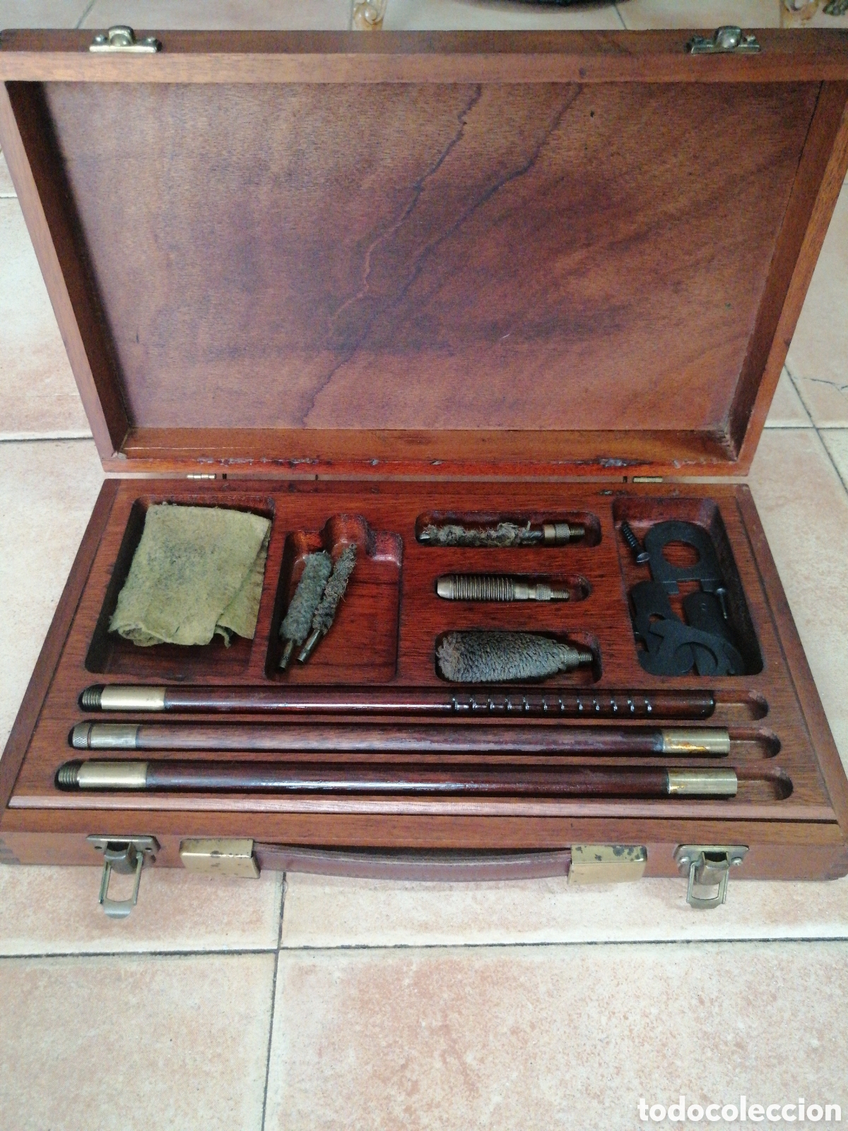 Antig&uuml;edades: Kit para limpieza de armas - Foto 2