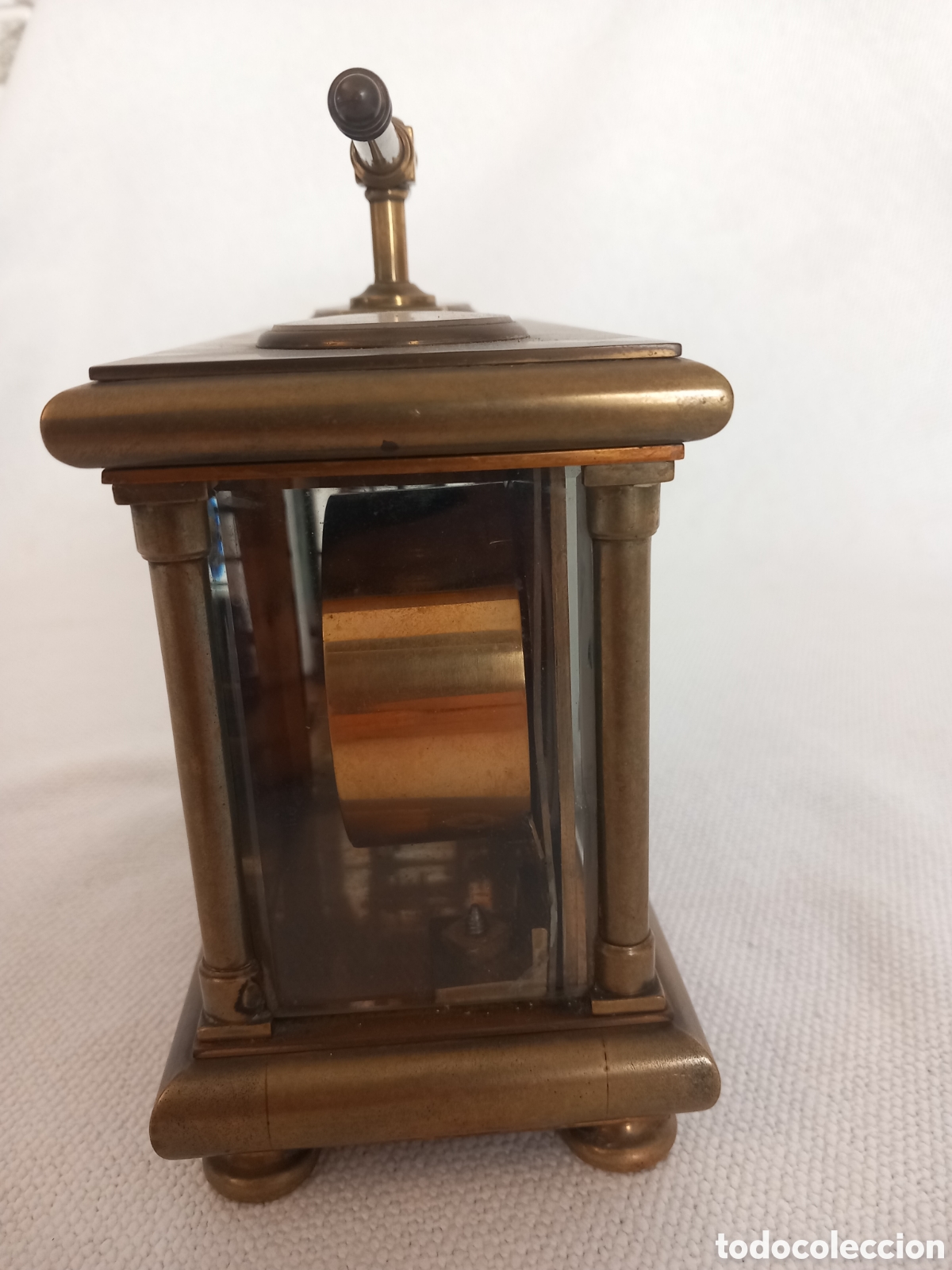 Antig&uuml;edades: Antiguo reloj de carruaje s.XIX - Foto 7