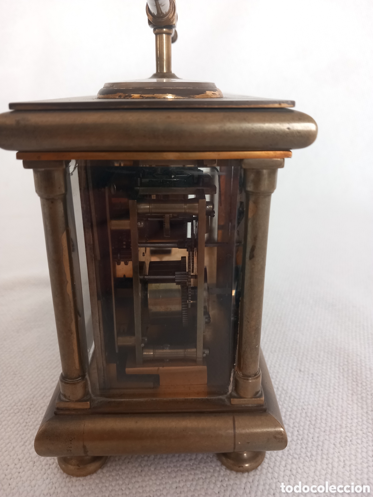 Antig&uuml;edades: Antiguo reloj de carruaje s.XIX - Foto 8