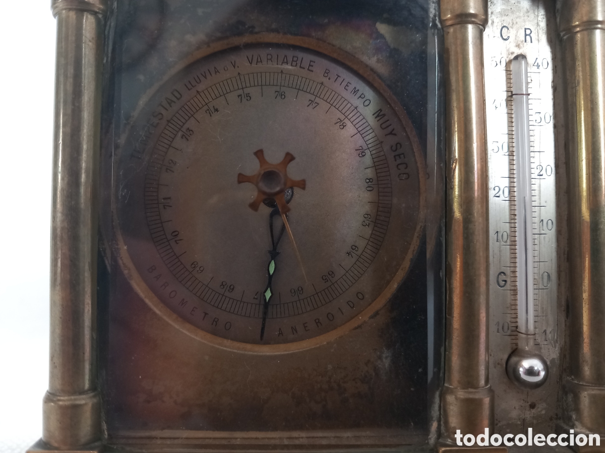Antig&uuml;edades: Antiguo reloj de carruaje s.XIX - Foto 9