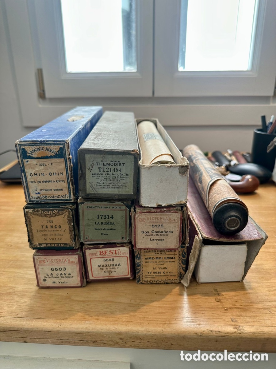 Antig&uuml;edades: 11 rollos de pianola - Foto 1