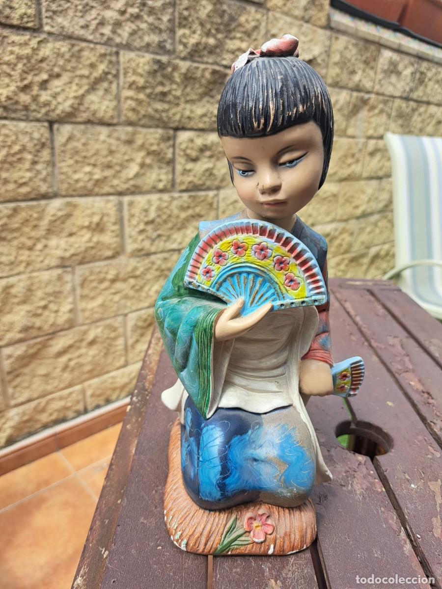 Antig&uuml;edades: Pareja figuras japonesas - Foto 3