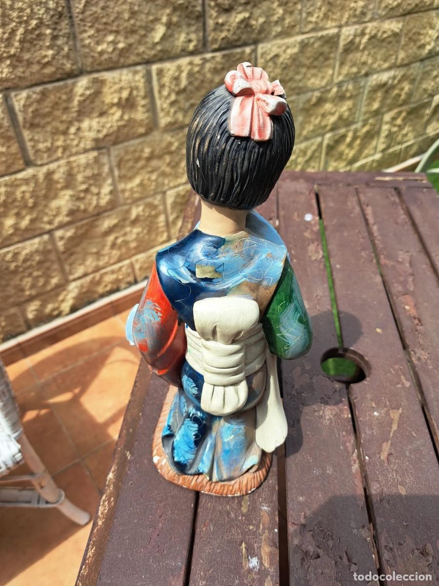 Antig&uuml;edades: Pareja figuras japonesas - Foto 4