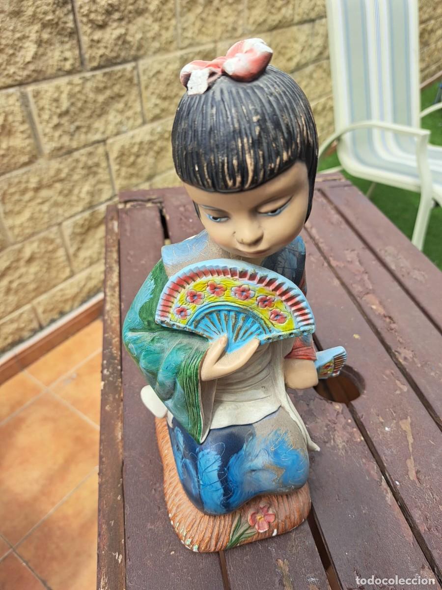 Antig&uuml;edades: Pareja figuras japonesas - Foto 9
