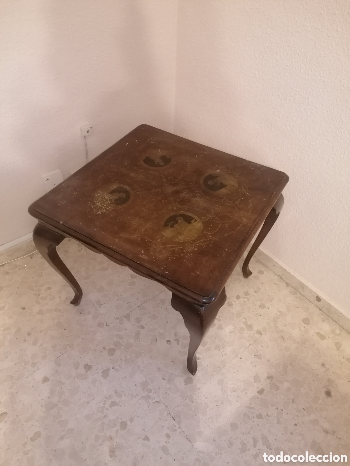 Antig&uuml;edades: Mesa antigua de los a&ntilde;os 50 - Foto 4