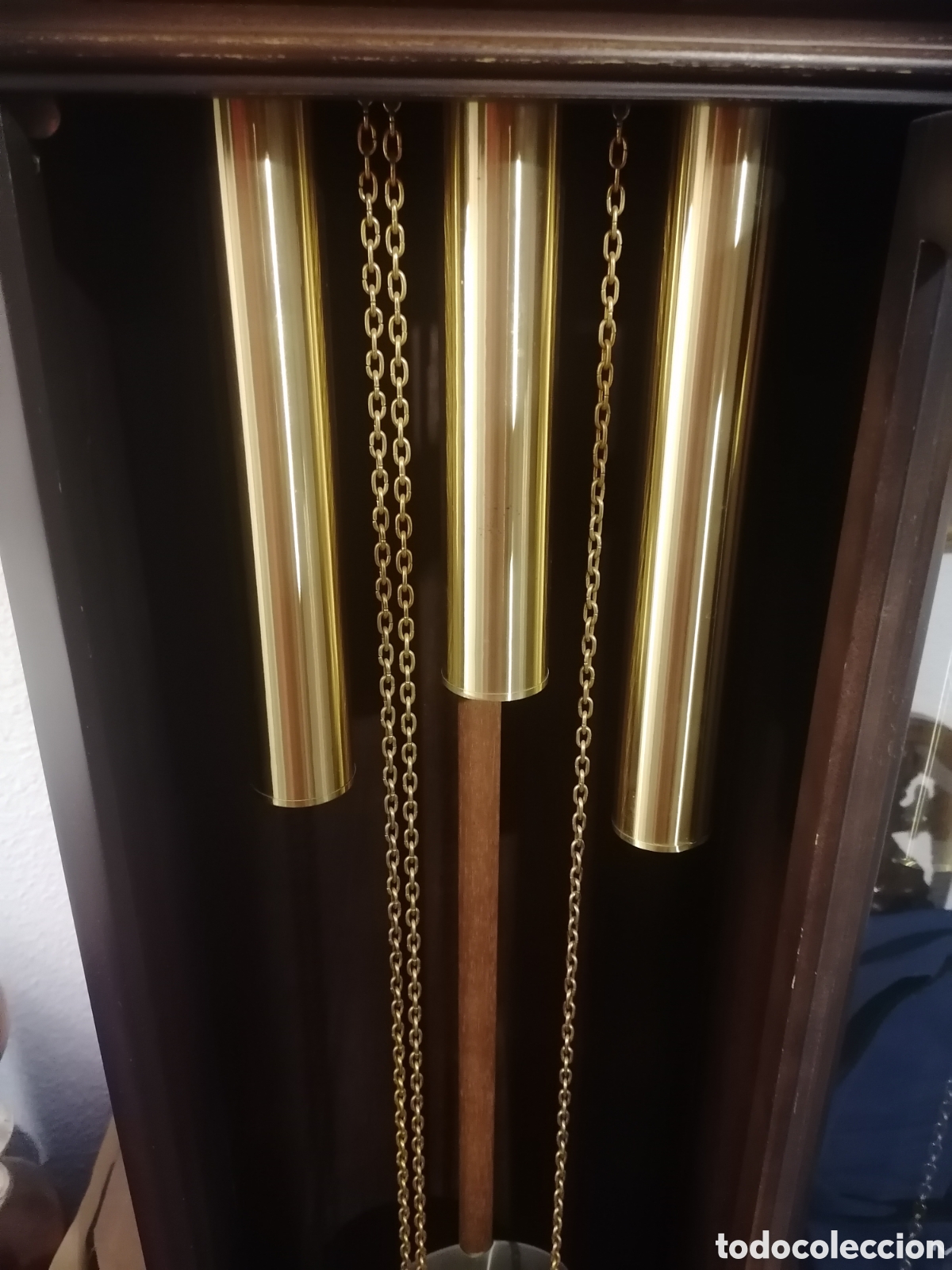 Antig&uuml;edades: Reloj de pie antiguo Tempus Futgi - Foto 3
