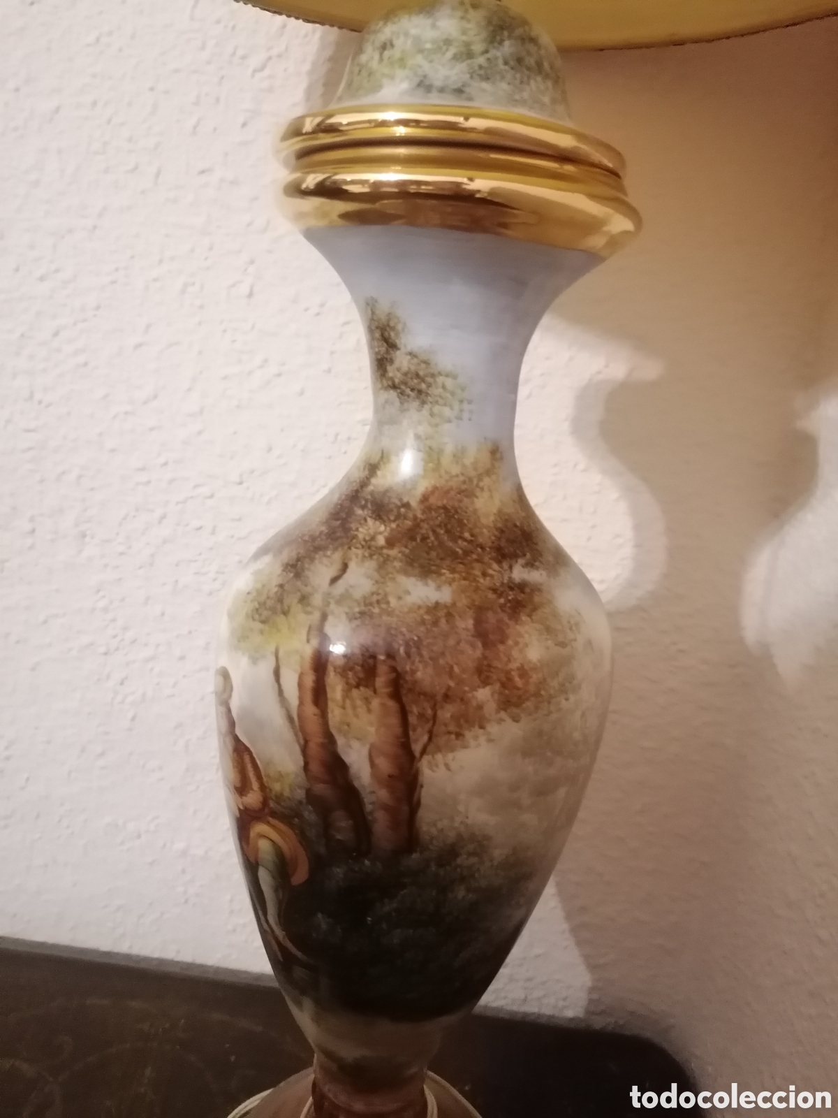Antig&uuml;edades: Lampara antigua de mesa - Foto 4