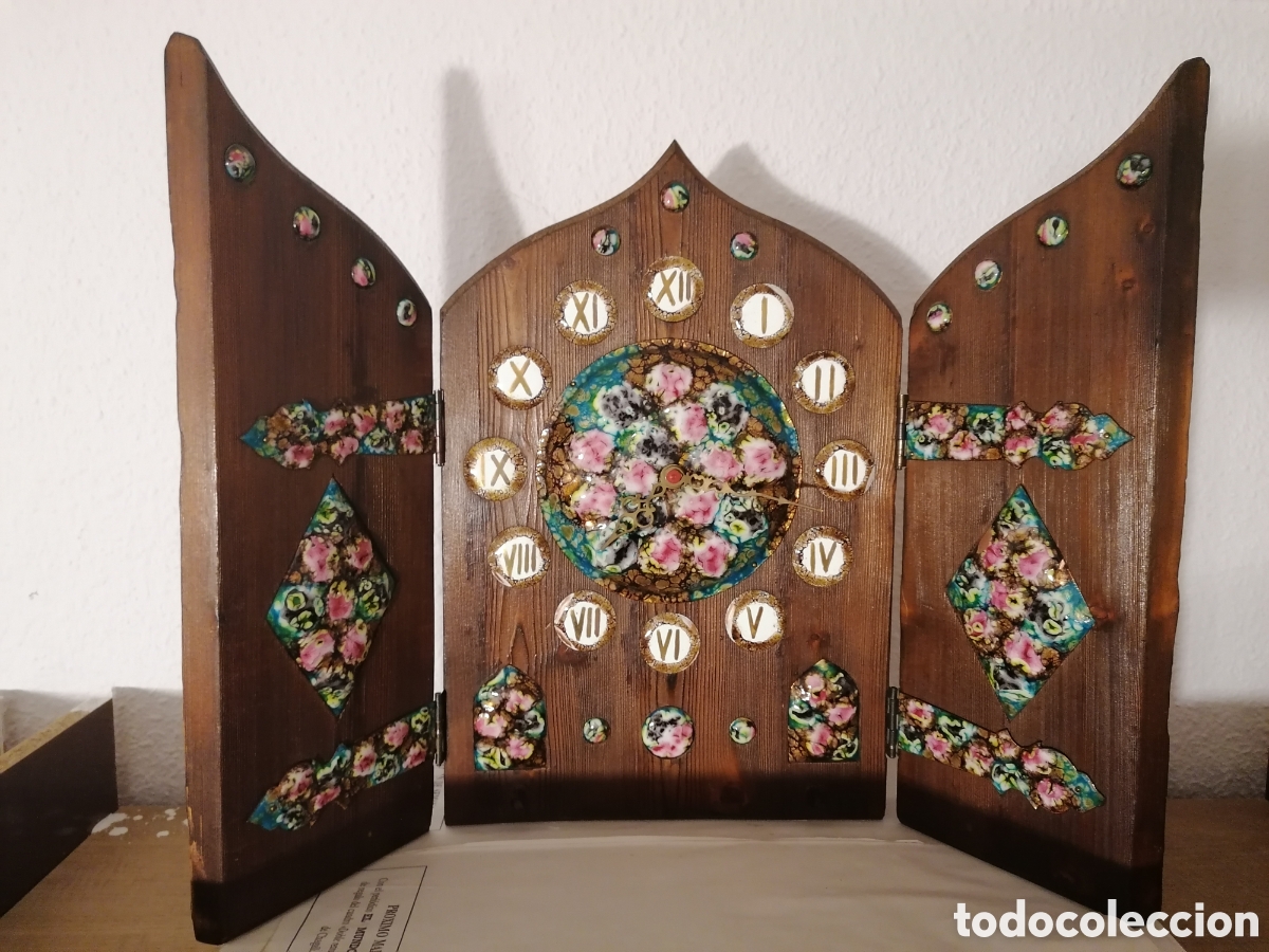 Antig&uuml;edades: Reloj de madera antiguo - Foto 1