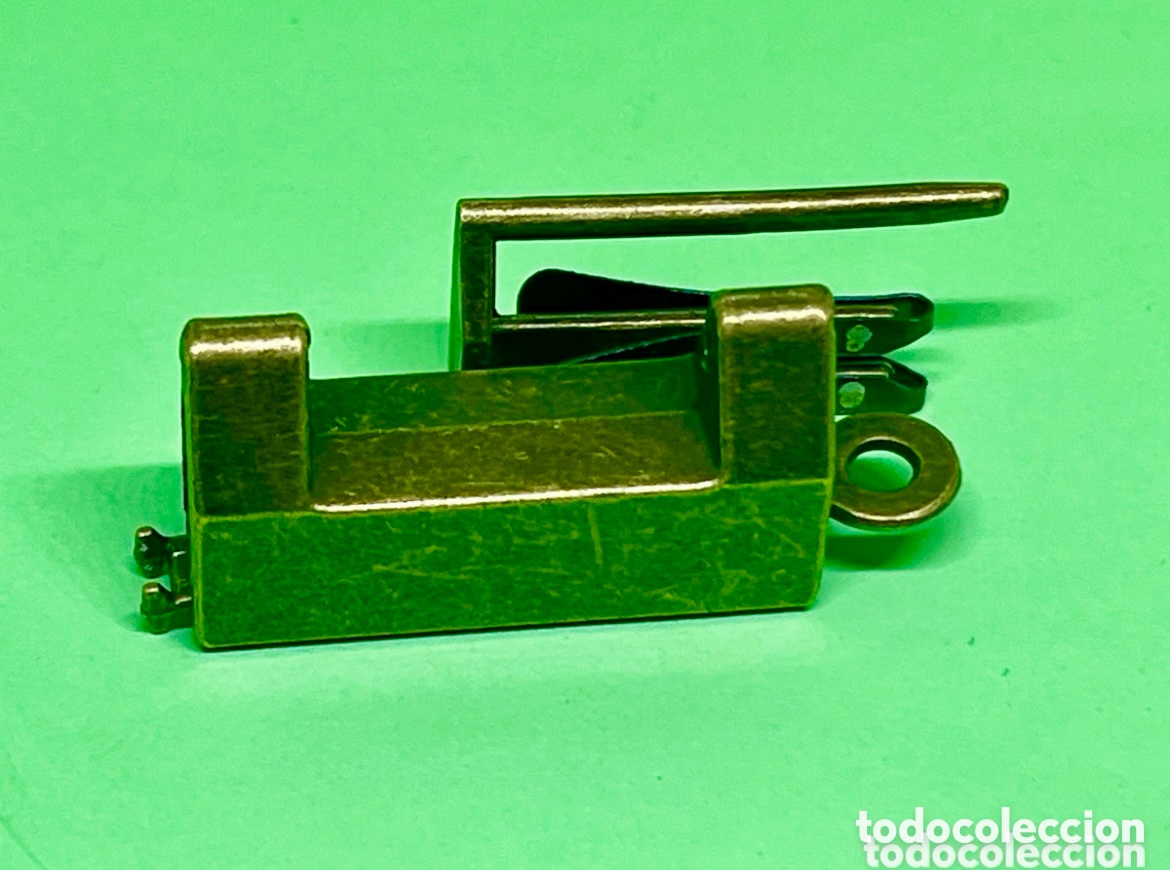 Antig&uuml;edades: CANDADO CHINO CON LLAVE - Foto 3