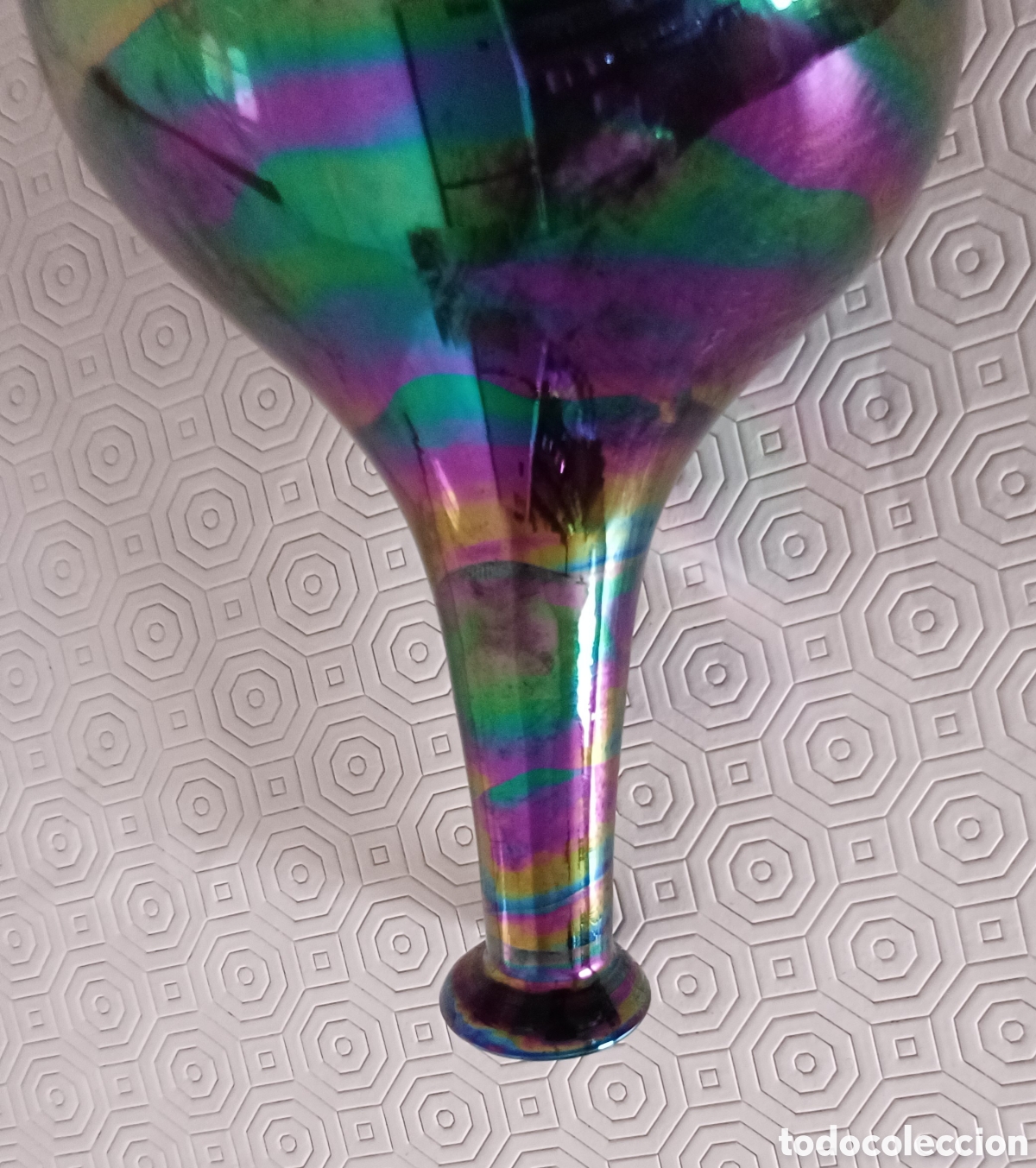 Antig&uuml;edades: Jarr&oacute;n cristal murano iridescente - Foto 9