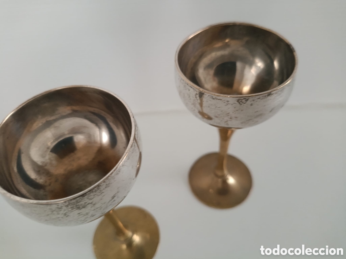 Antig&uuml;edades: Pareja de copas art Dec&oacute; - Foto 3
