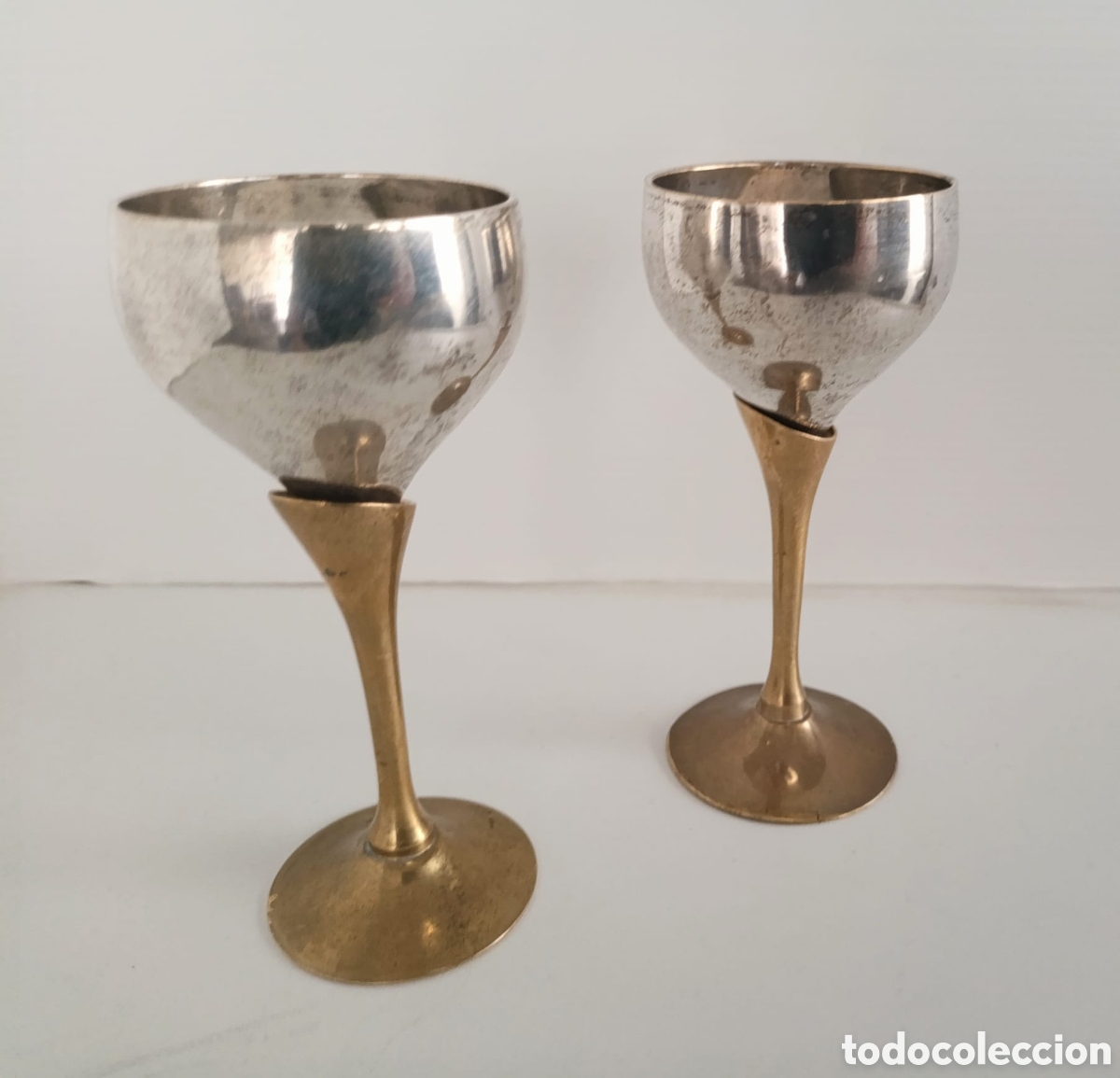 Antig&uuml;edades: Pareja de copas art Dec&oacute; - Foto 1