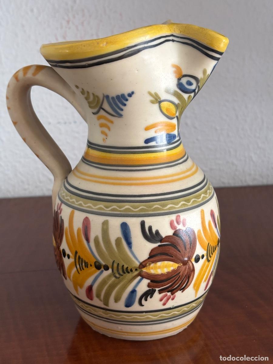 Antig&uuml;edades: Jarra de cer&aacute;mica de Talavera - Foto 2
