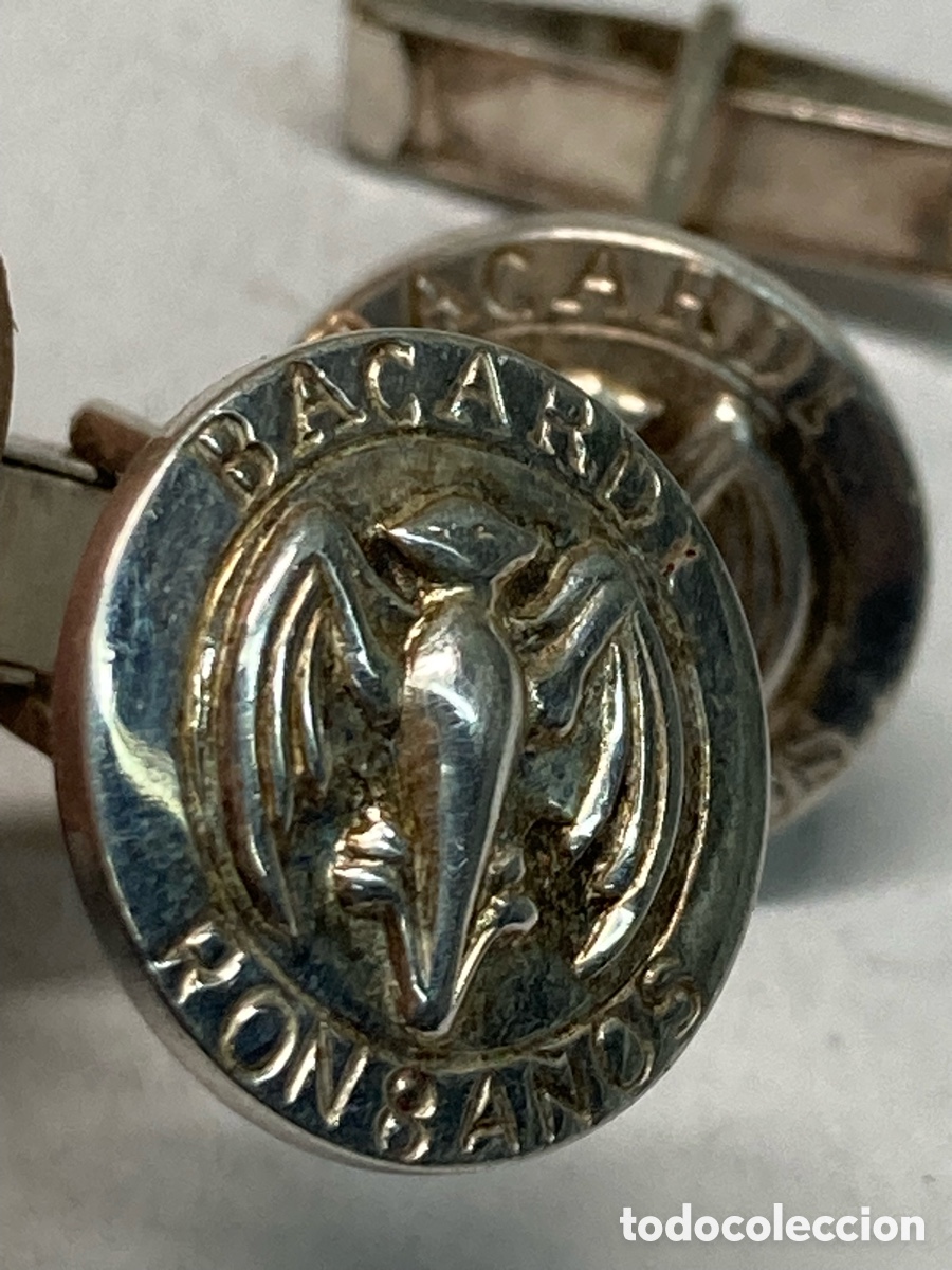 Antig&uuml;edades: Gemelos de plata Bacardi /G24 - Foto 2