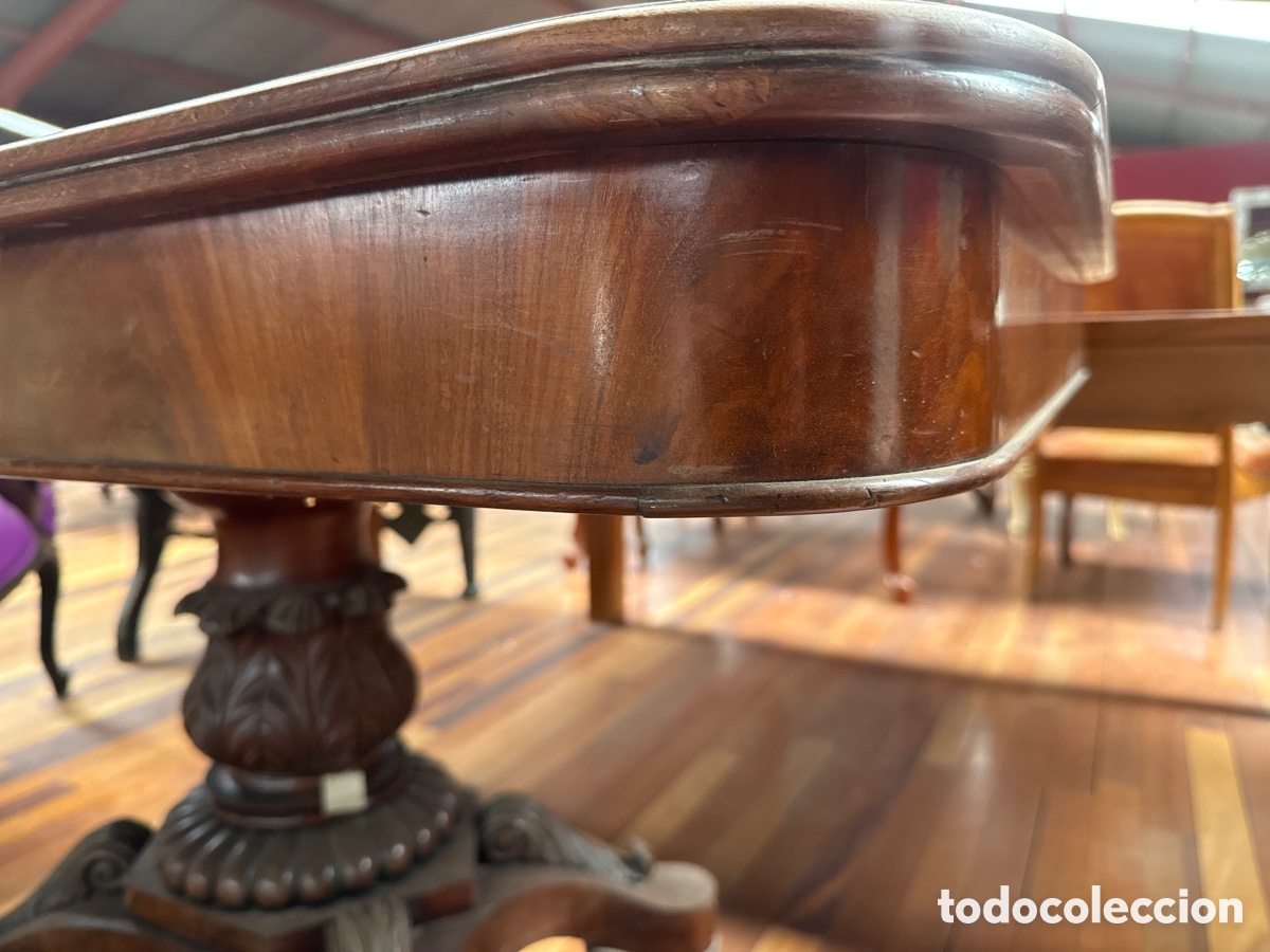 Antig&uuml;edades: Guerid&oacute;n Velador mesa de centro - Foto 2