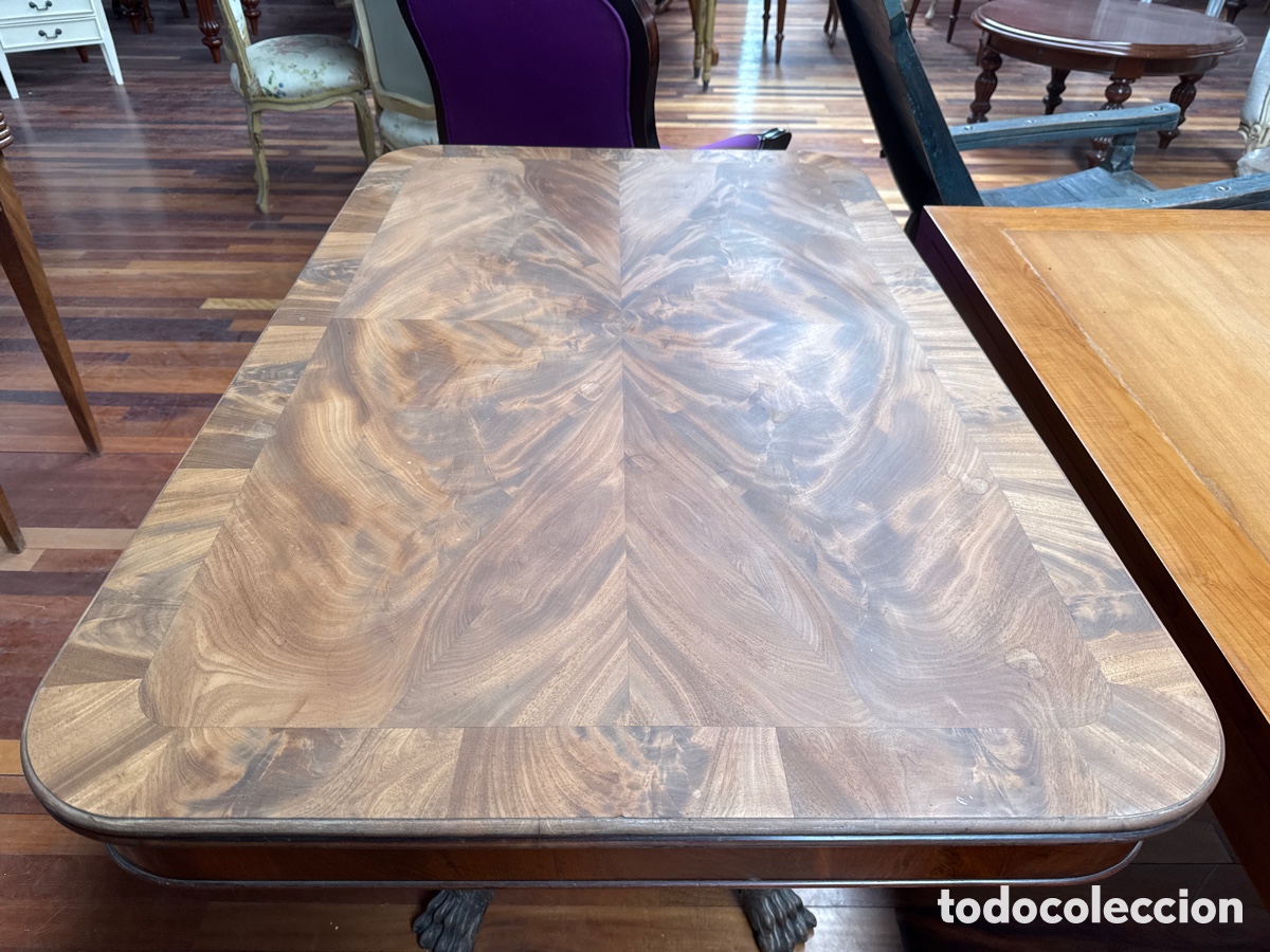 Antig&uuml;edades: Guerid&oacute;n Velador mesa de centro - Foto 3