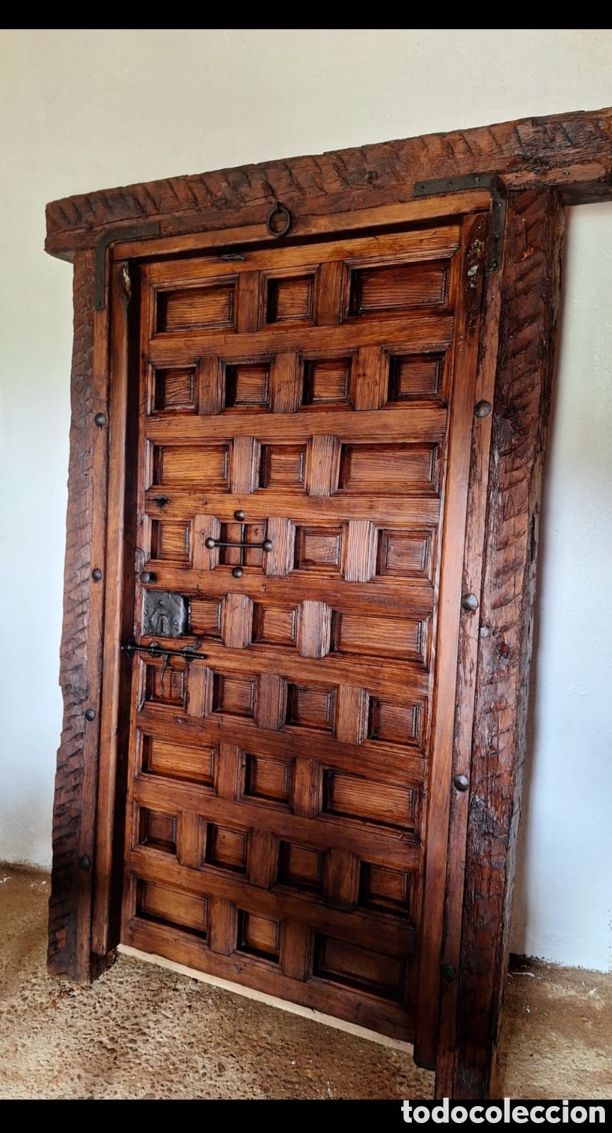 Antig&uuml;edades: Puerta antig&uuml;a de madera - Foto 2