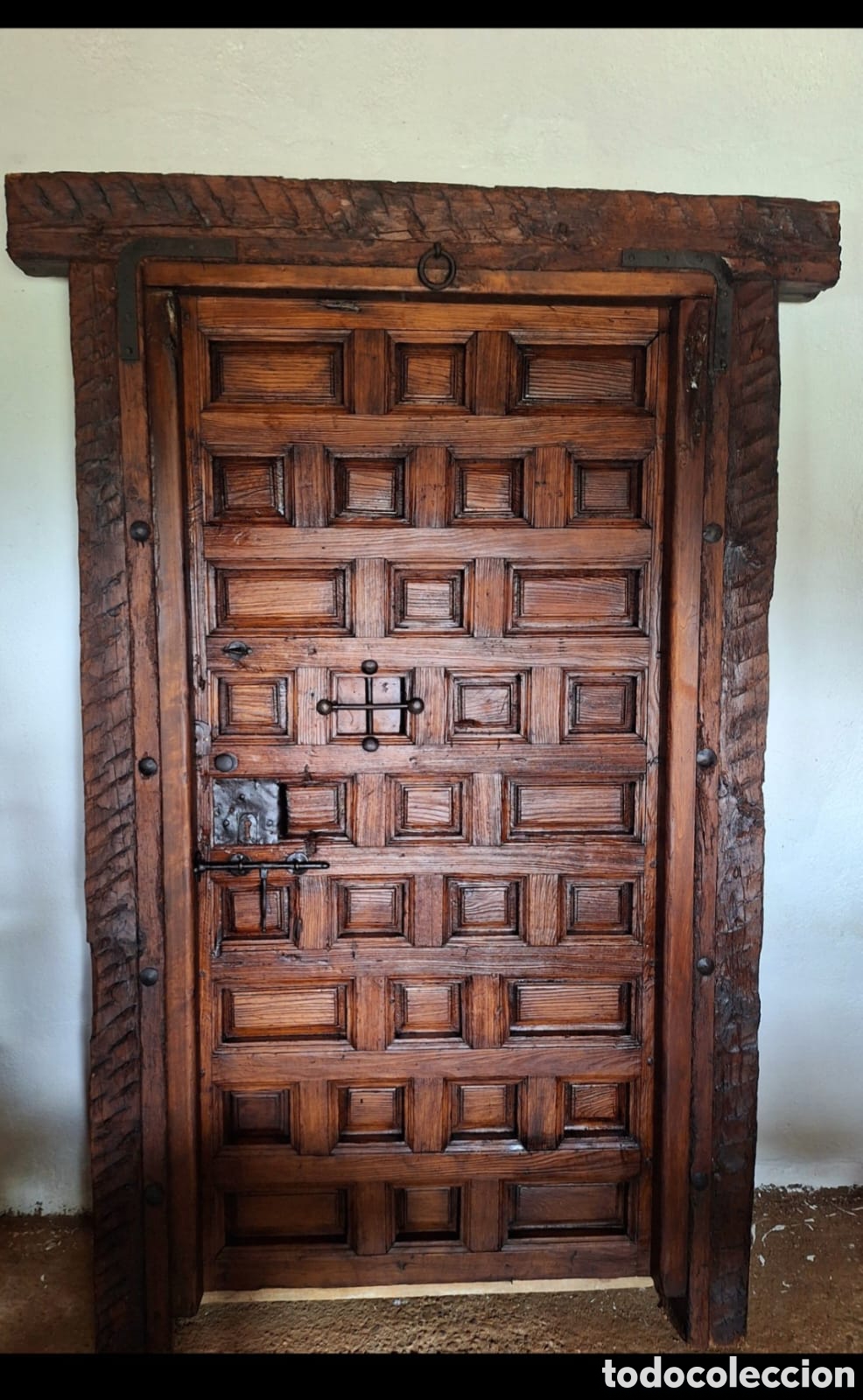 Antig&uuml;edades: Puerta antig&uuml;a de madera - Foto 4