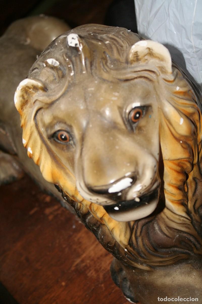 Antig&uuml;edades: ANTIGUA FIGURA DE LEON - Foto 11