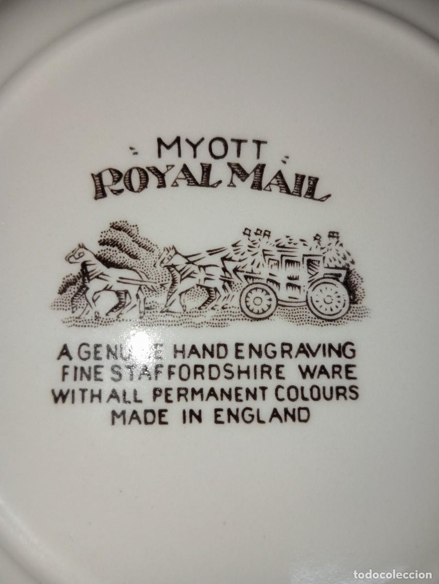 Antig&uuml;edades: Doce platos Royal Mail Miott - Foto 5