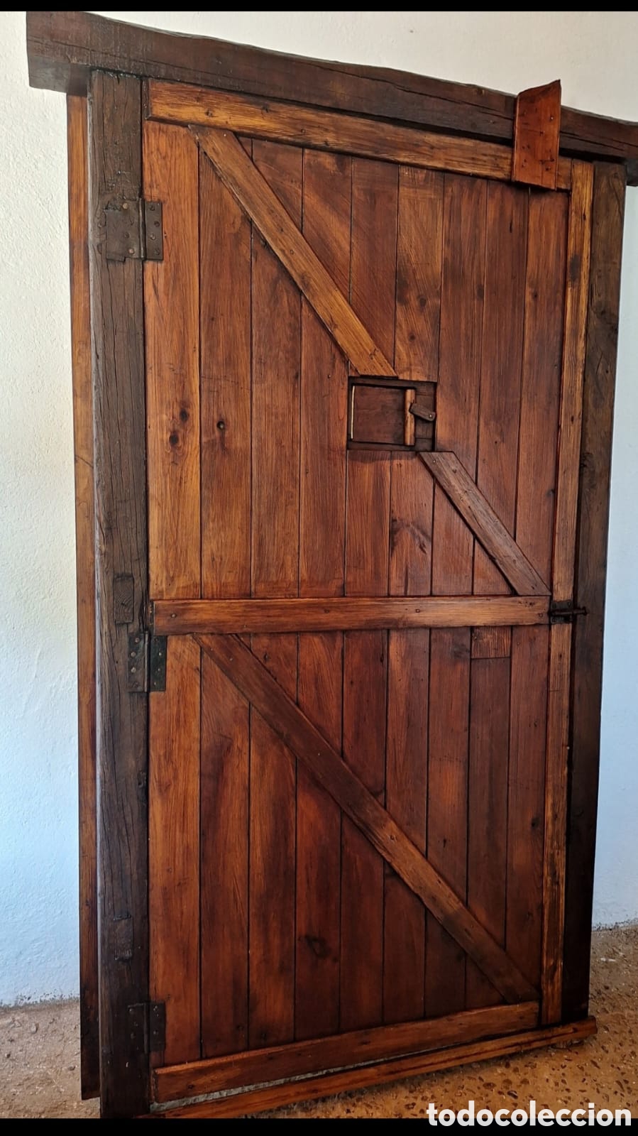 Antig&uuml;edades: Puerta antig&uuml;a de madera - Foto 2