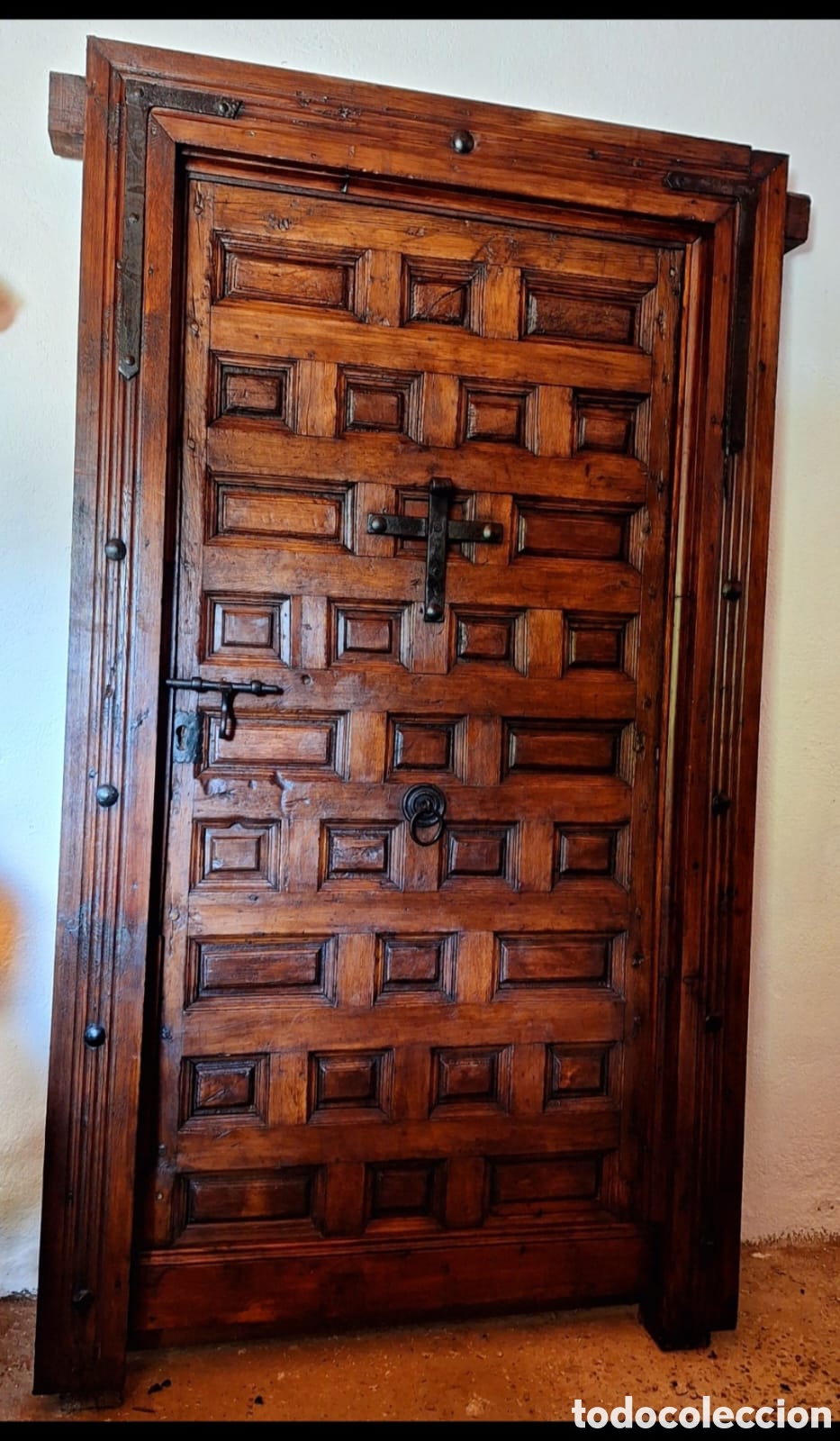 Antig&uuml;edades: Puerta antig&uuml;a de madera - Foto 3