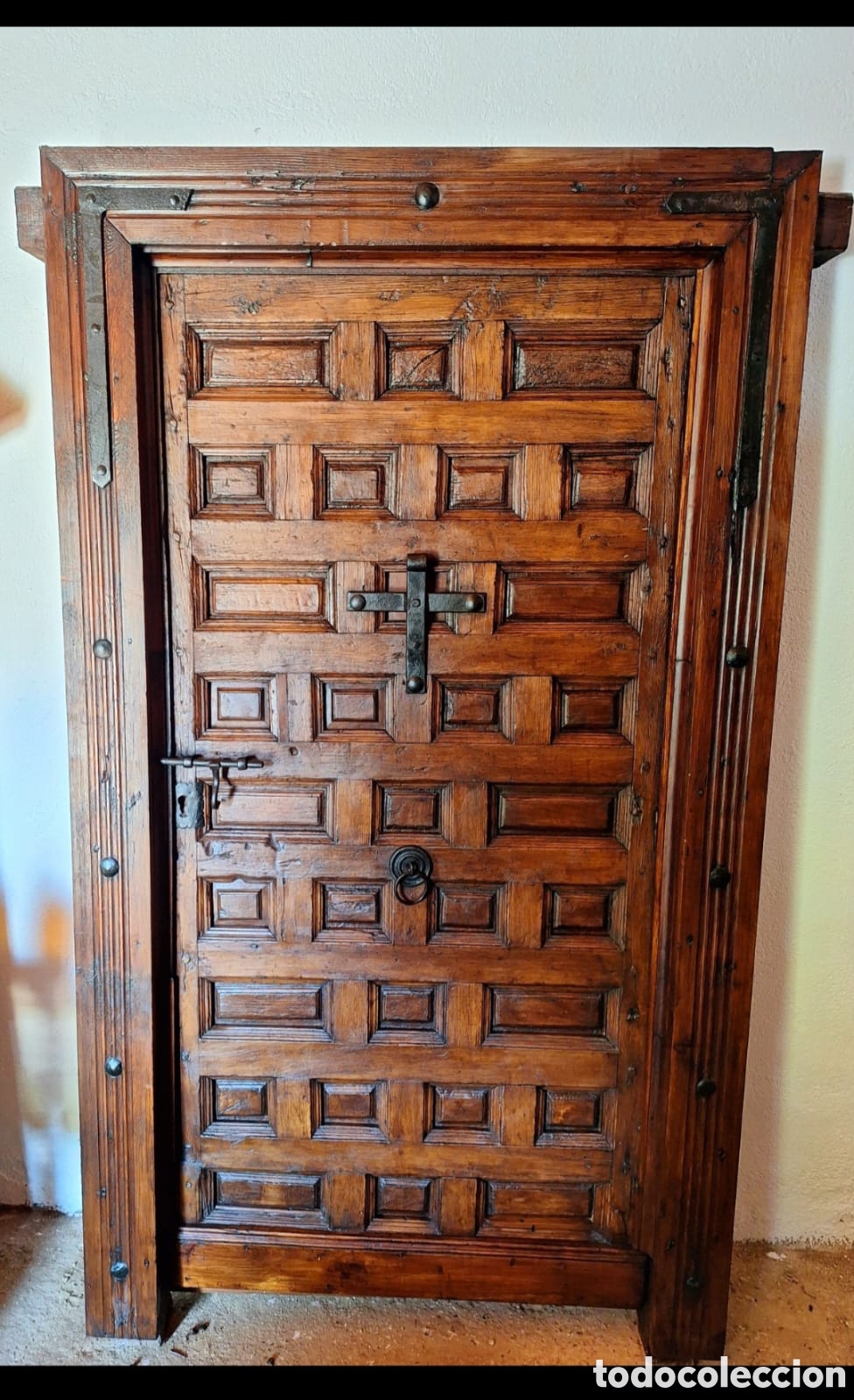 Antig&uuml;edades: Puerta antig&uuml;a de madera - Foto 4