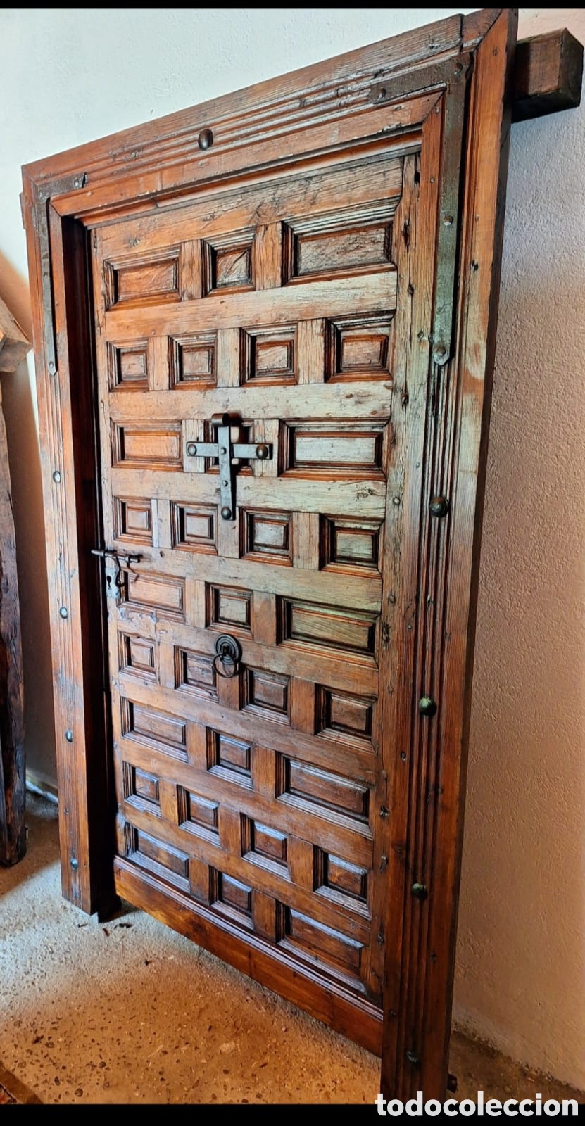 Antig&uuml;edades: Puerta antig&uuml;a de madera - Foto 1