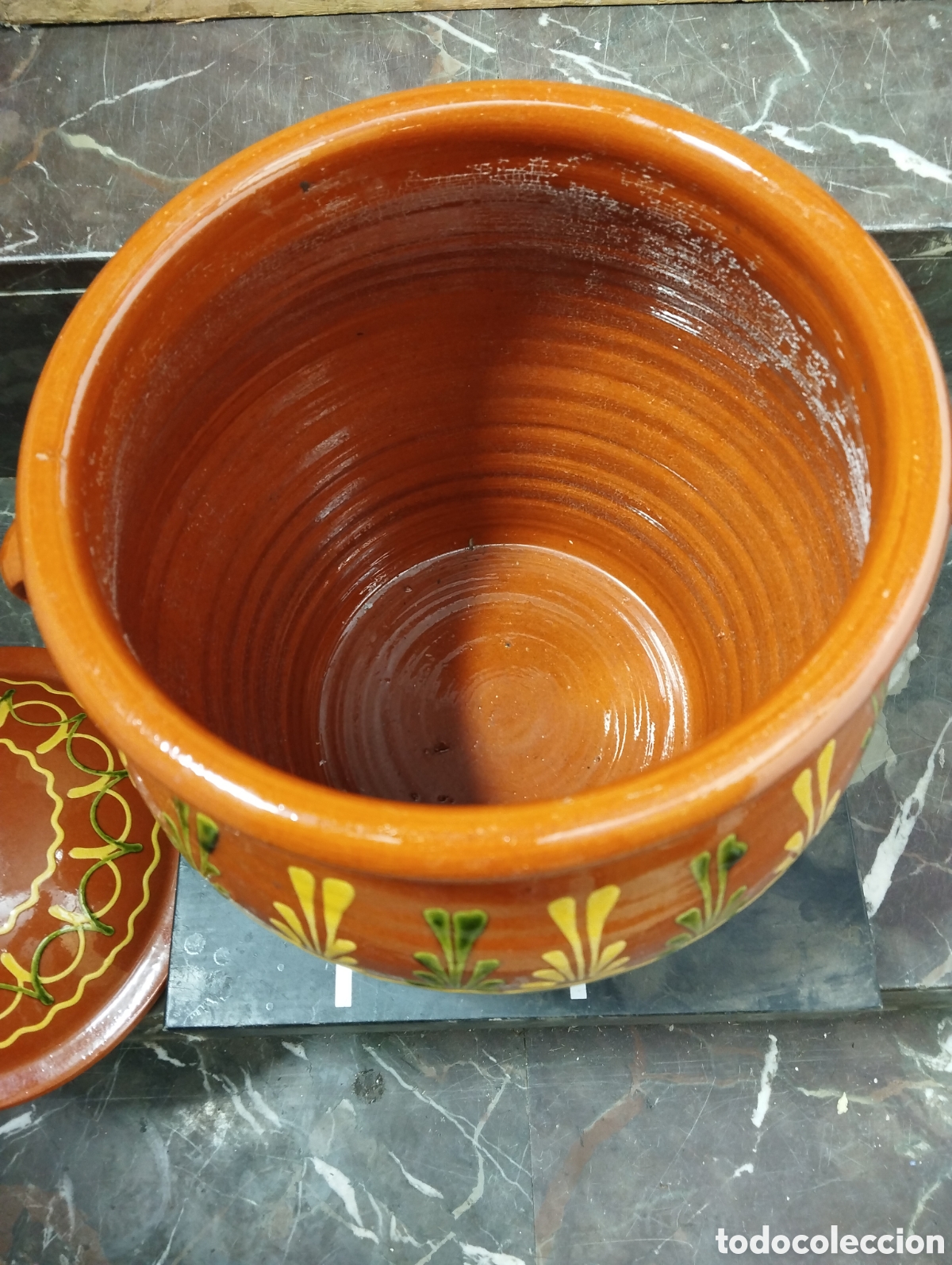 Antig&uuml;edades: Tinaja de barro esmaltado - Foto 2