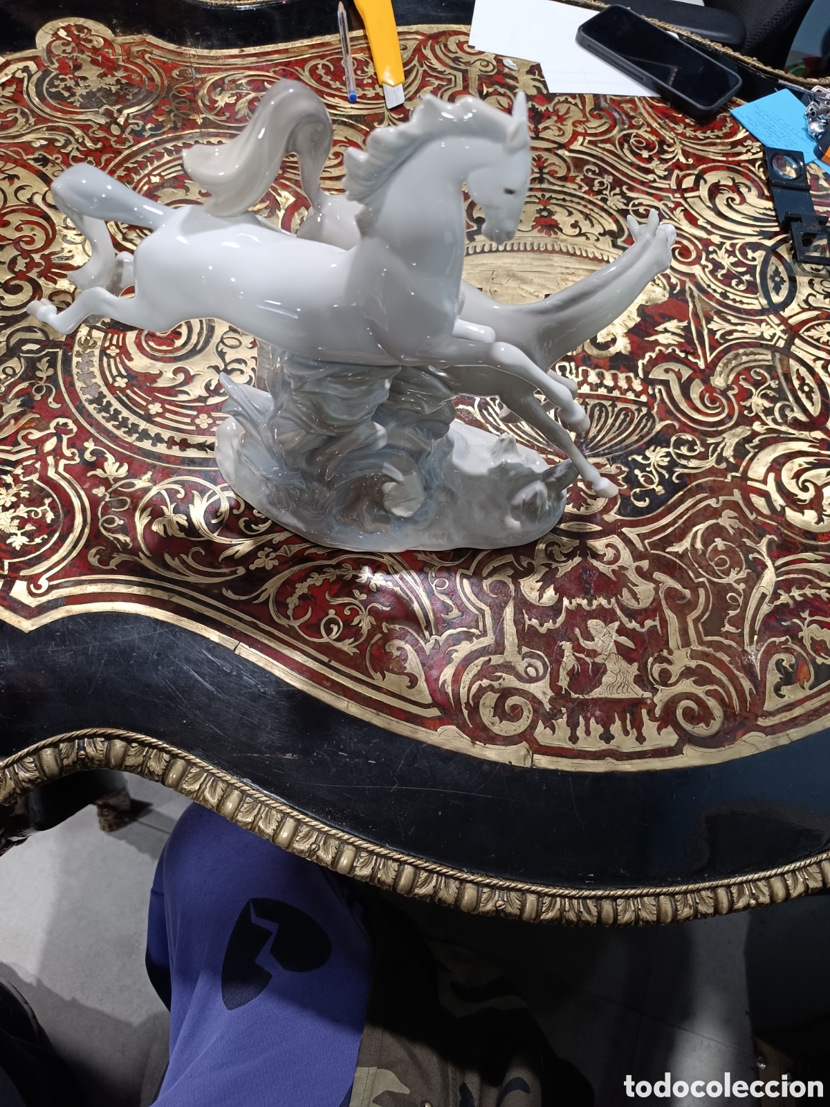 Antig&uuml;edades: Caballos corriendo LLADR&Oacute; - Foto 2