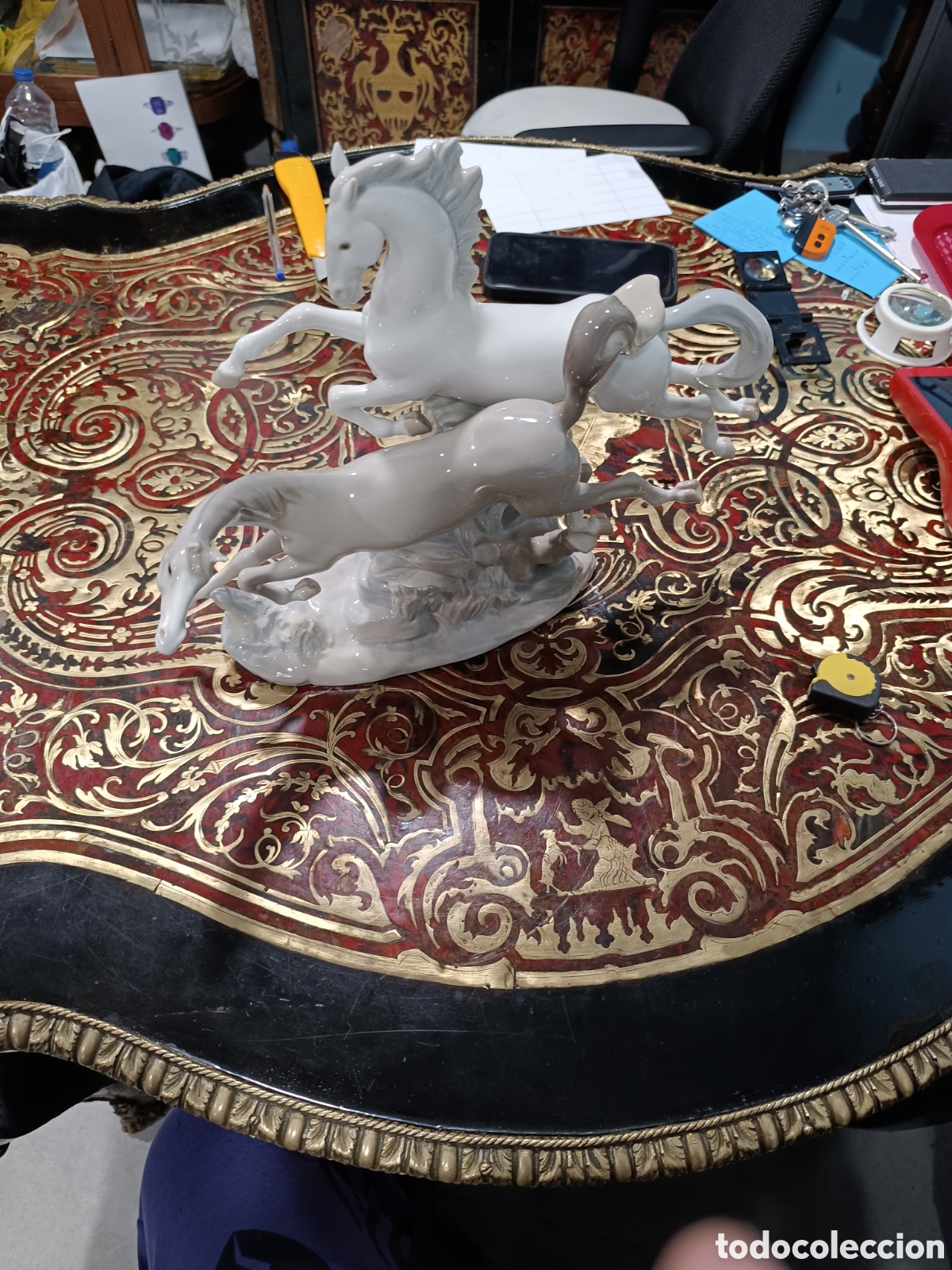 Antig&uuml;edades: Caballos corriendo LLADR&Oacute; - Foto 1