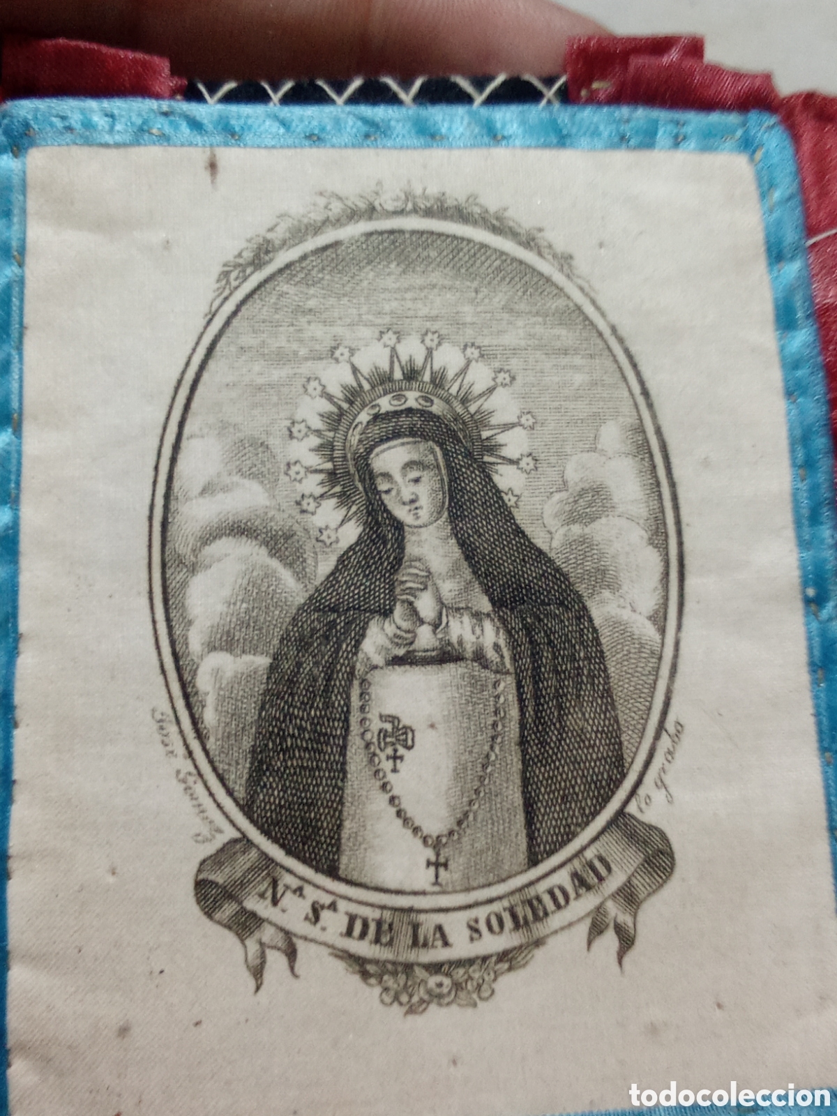 Antig&uuml;edades: ESCAPULARIO NUESTRA SE&Ntilde;ORA DE LA SOLEDAD - Foto 2
