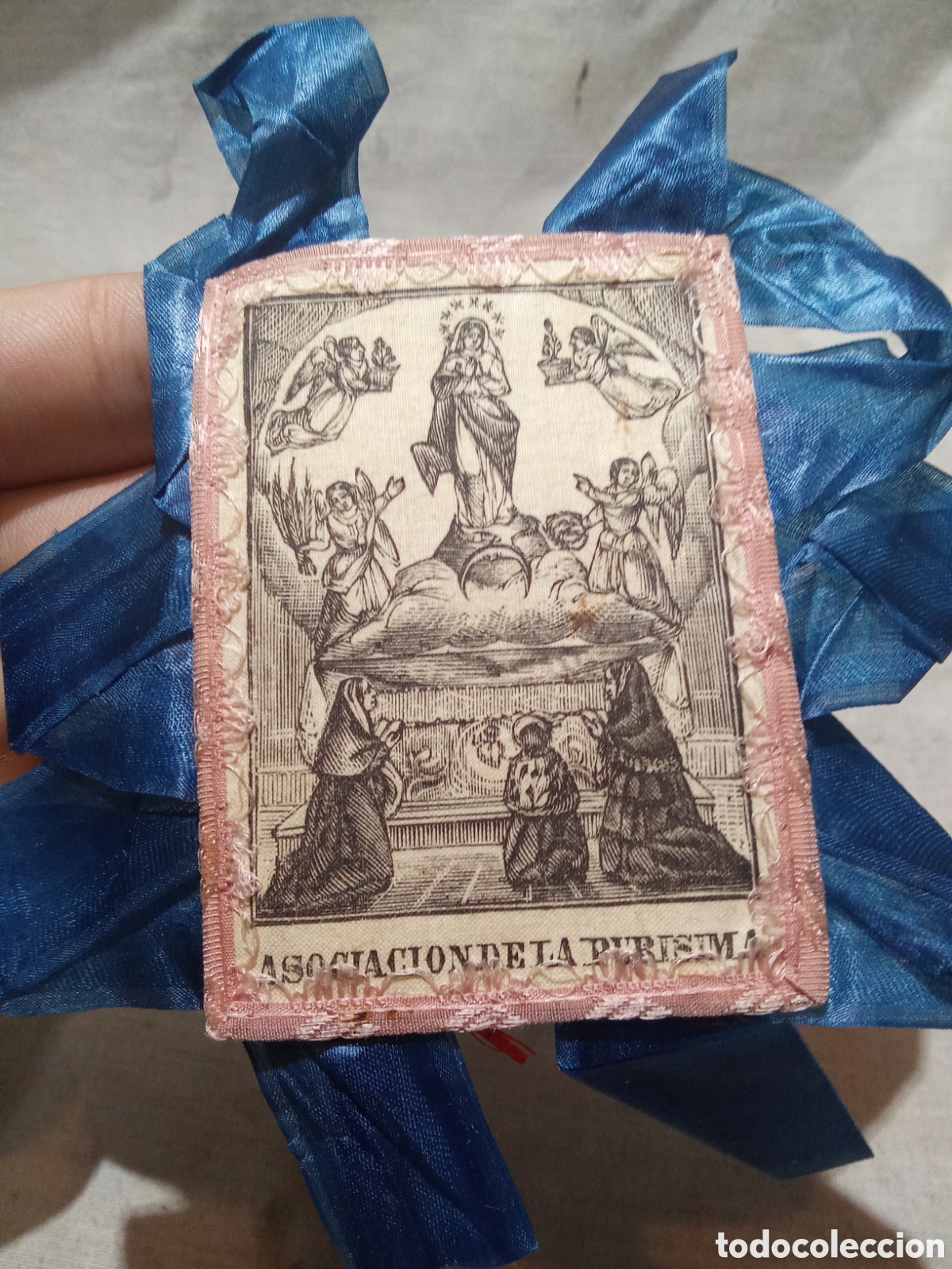 Antig&uuml;edades: ESCAPULARIO ASOCIACI&Oacute;N DE L PUR&Iacute;SIMA - Foto 2
