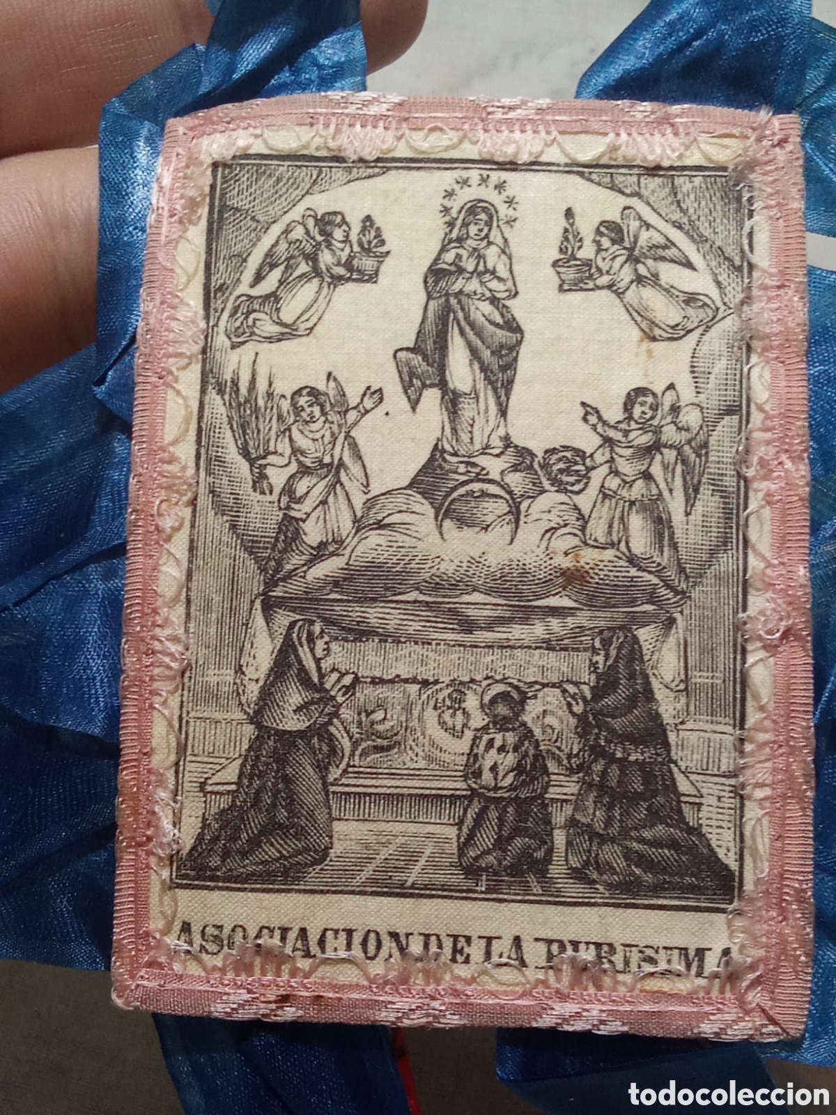 Antig&uuml;edades: ESCAPULARIO ASOCIACI&Oacute;N DE L PUR&Iacute;SIMA - Foto 3