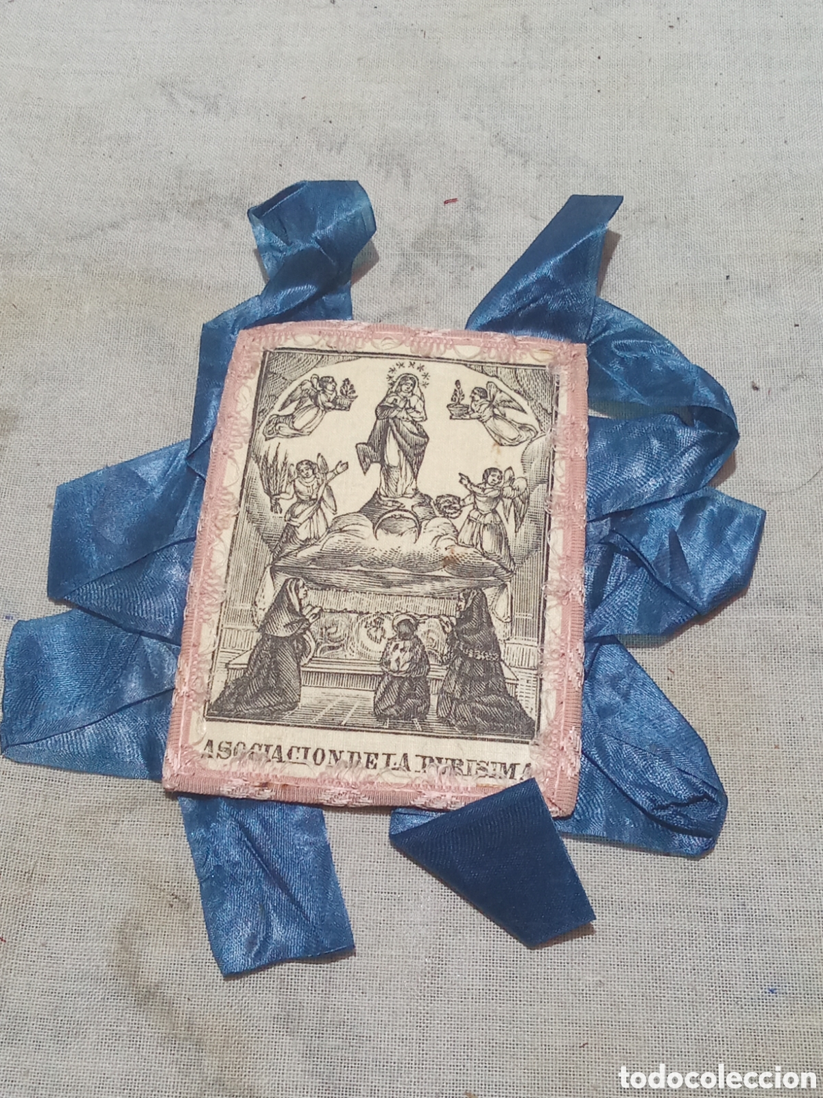 Antig&uuml;edades: ESCAPULARIO ASOCIACI&Oacute;N DE L PUR&Iacute;SIMA - Foto 1