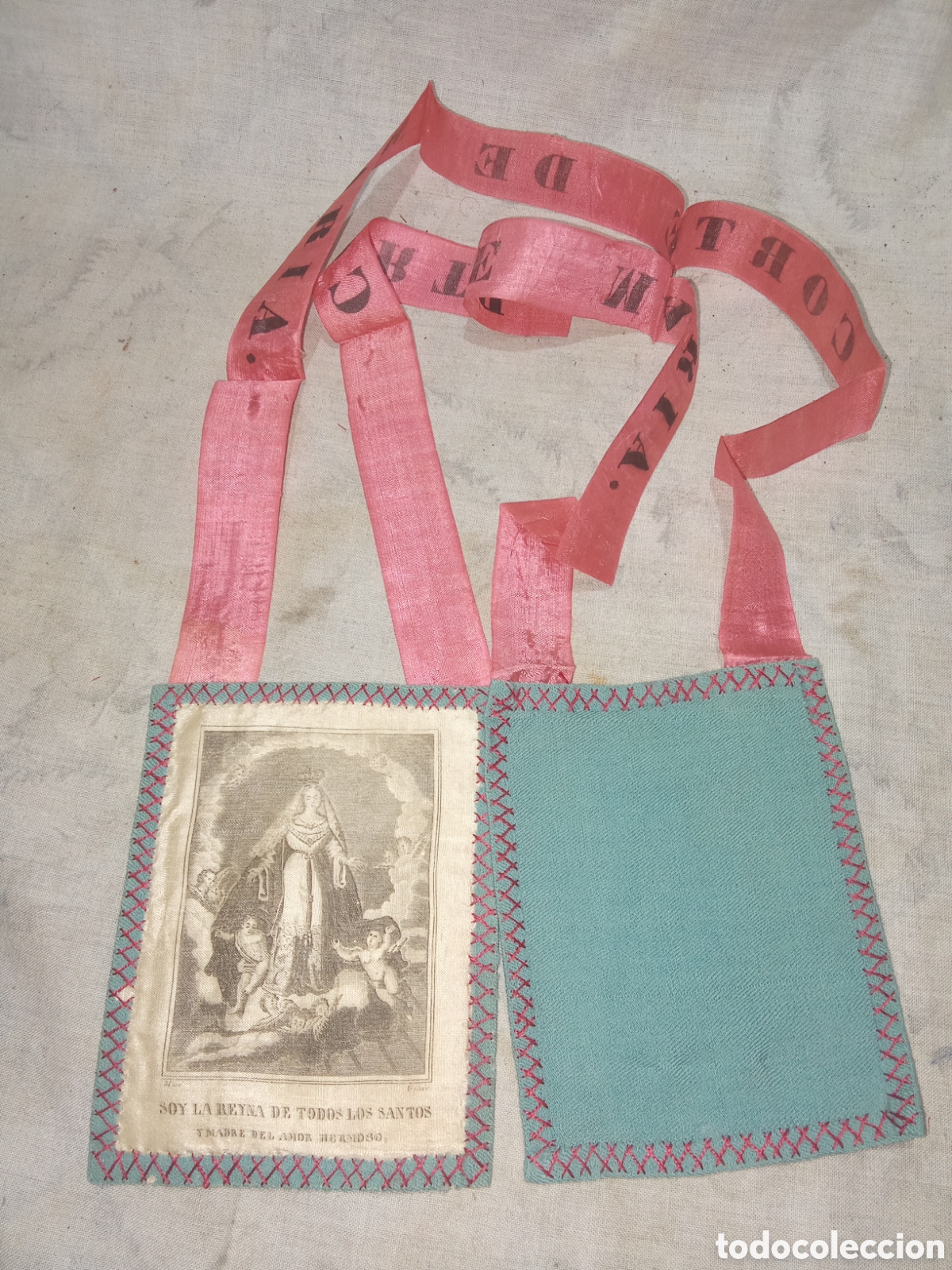 Antig&uuml;edades: ESCAPULARIO CORTE DE MAR&Iacute;A - Foto 1