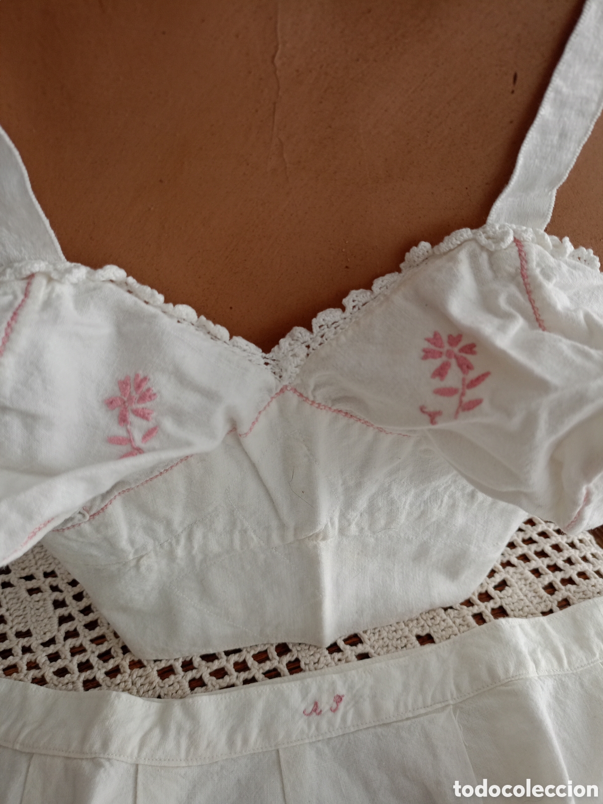 Antig&uuml;edades: Conjunto ropa interior mujer de los a&ntilde;os 30 - Foto 2