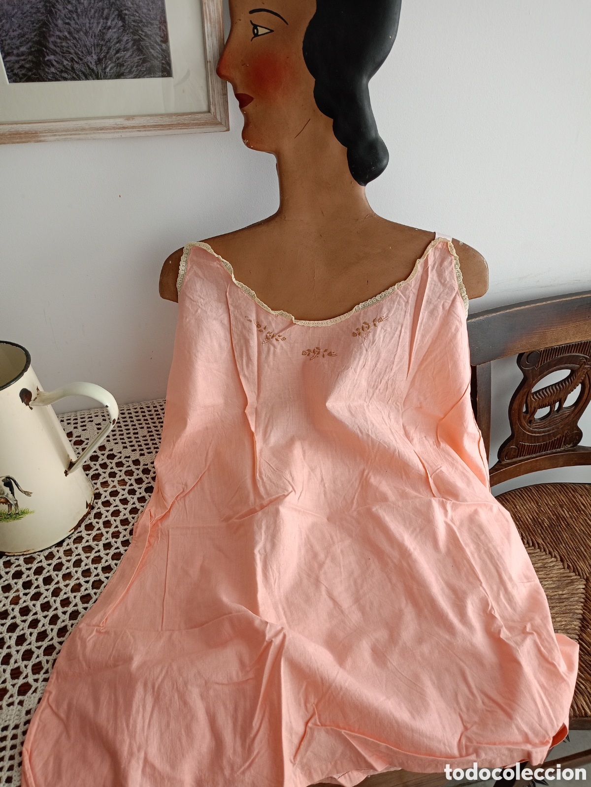 Antig&uuml;edades: Conjunto ropa interior mujer a&ntilde;os 30 - Foto 2