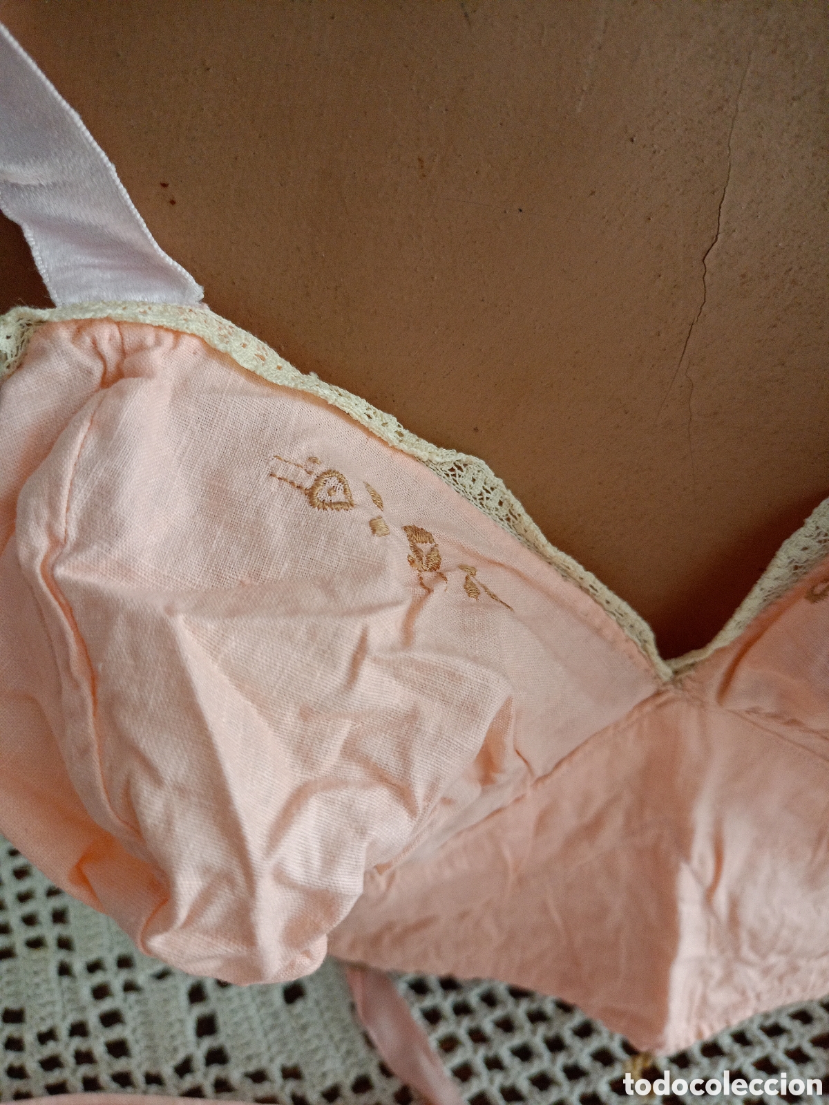 Antig&uuml;edades: Conjunto ropa interior mujer a&ntilde;os 30 - Foto 4
