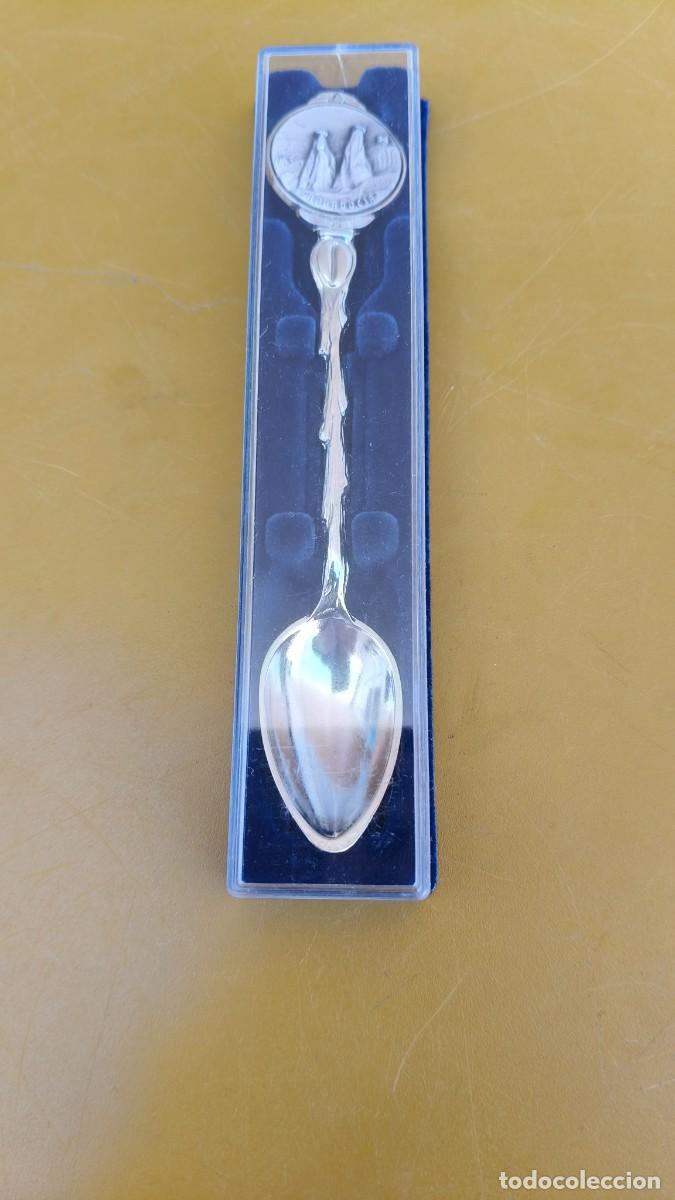 Antig&uuml;edades: Cuill&egrave;re plaqu&eacute; argent et son coffret - Foto 1