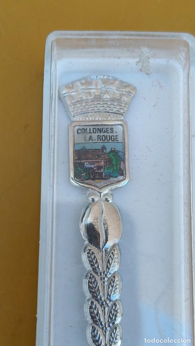 Antig&uuml;edades: Cuill&egrave;re plaqu&eacute; argent et son coffret - Foto 2