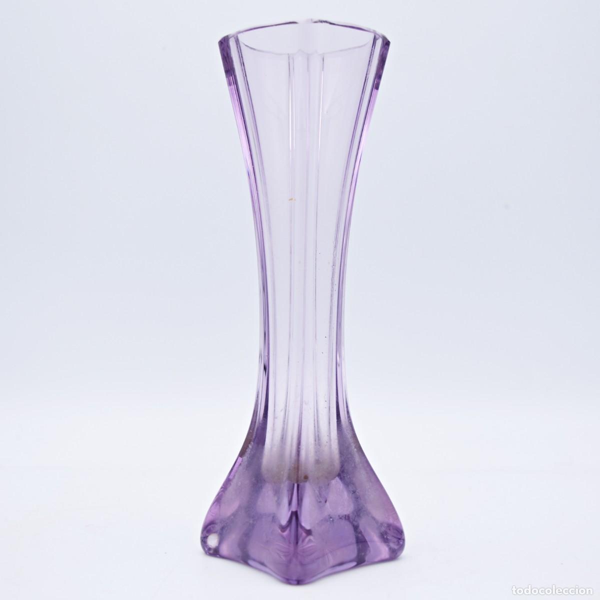 Antig&uuml;edades: Violetero de cristal - Foto 5