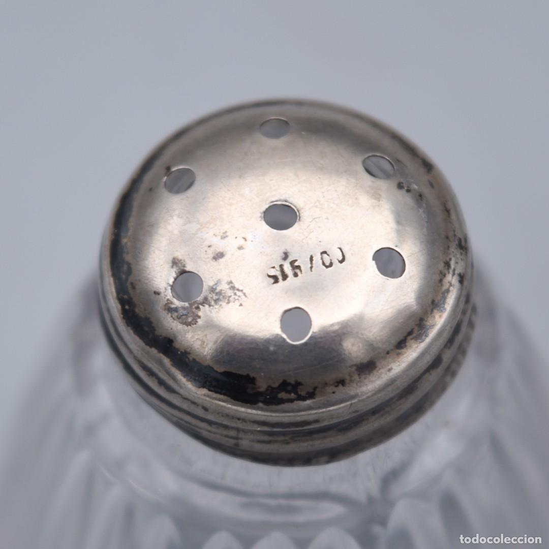 Antig&uuml;edades: Saleros de plata y cristal - Foto 4