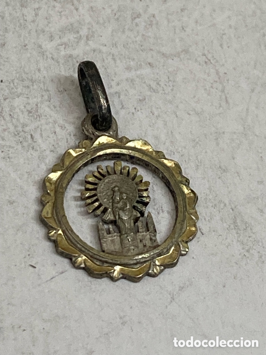 Antig&uuml;edades: Medalla de plata religiosa C328 - Foto 1