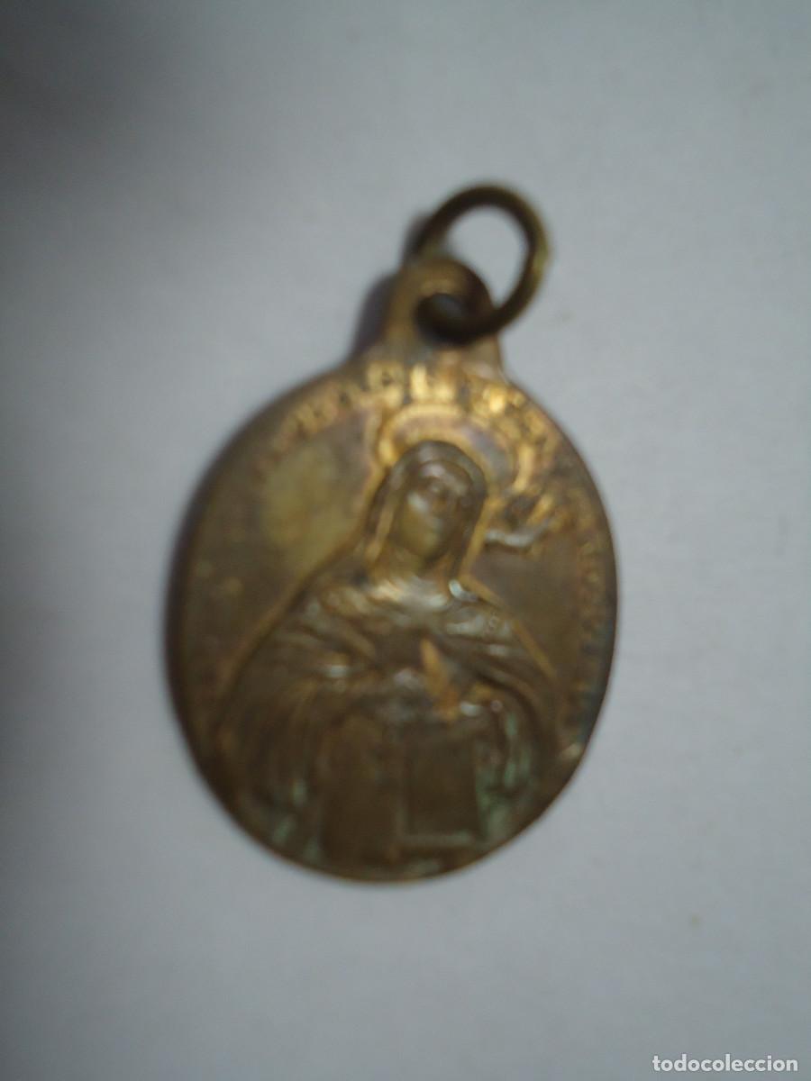 Antig&uuml;edades: MEDALLA EN LATON O BRONCE SOY BEATA. .- 22 - Foto 1