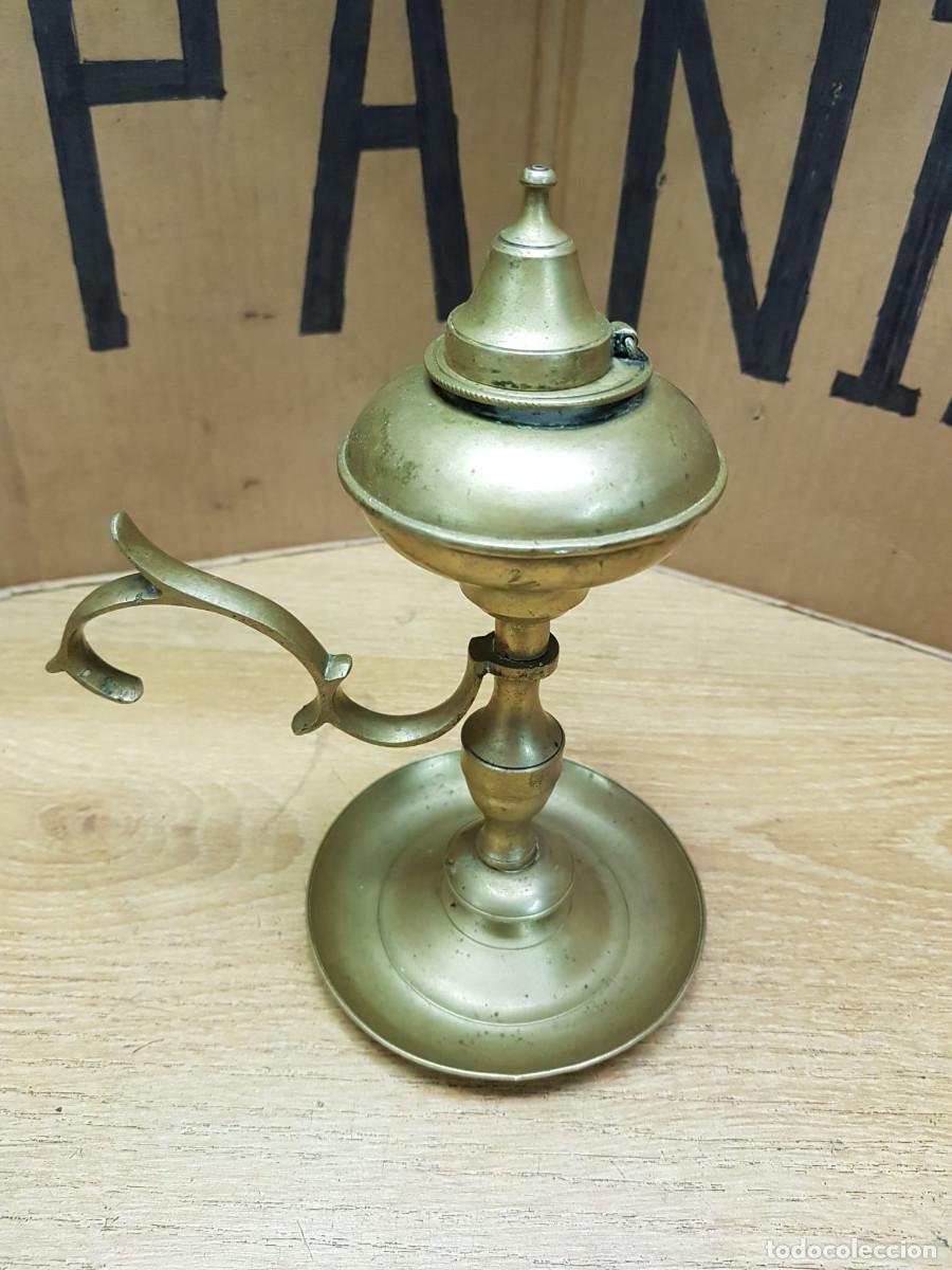 Antig&uuml;edades: ANTIGUO CANDIL DE BRONCE - Foto 3