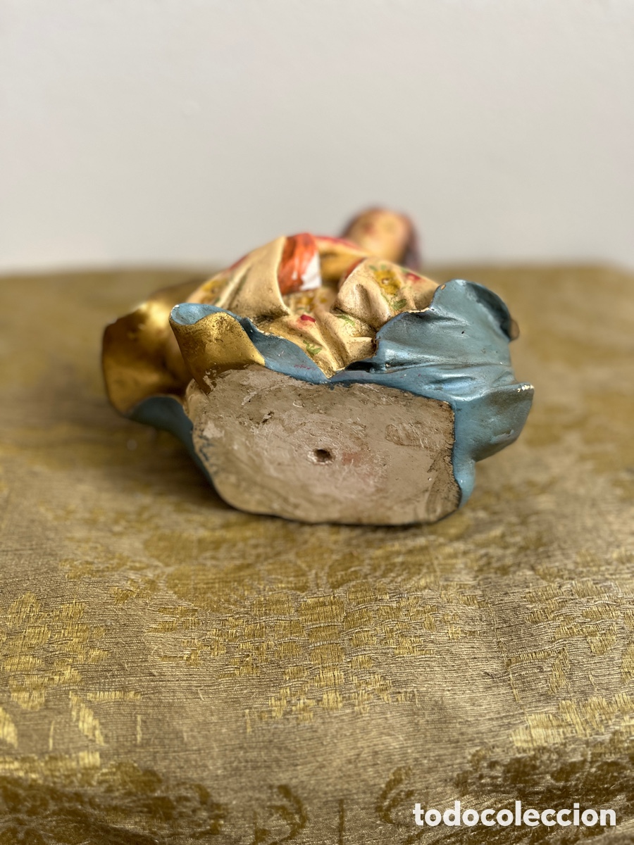 Antig&uuml;edades: Busto de la Virgen Mar&iacute;a en escayola. - Foto 12