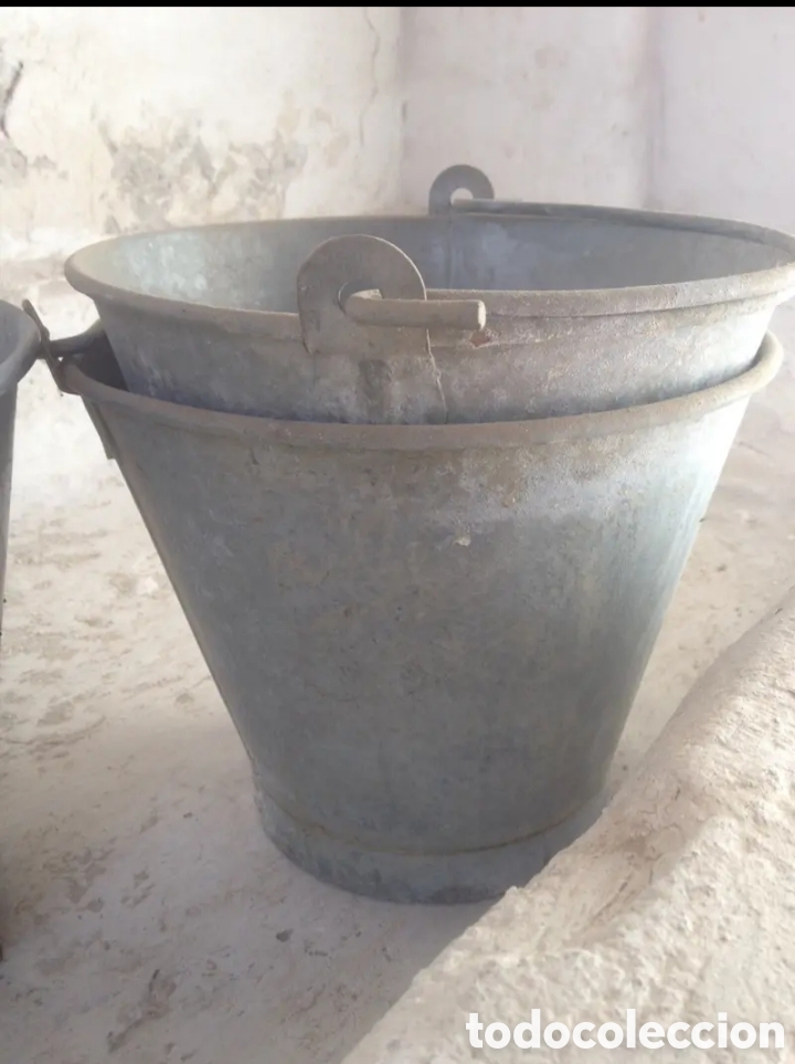 Antig&uuml;edades: Lote Cubos cinc antiguos - Foto 2