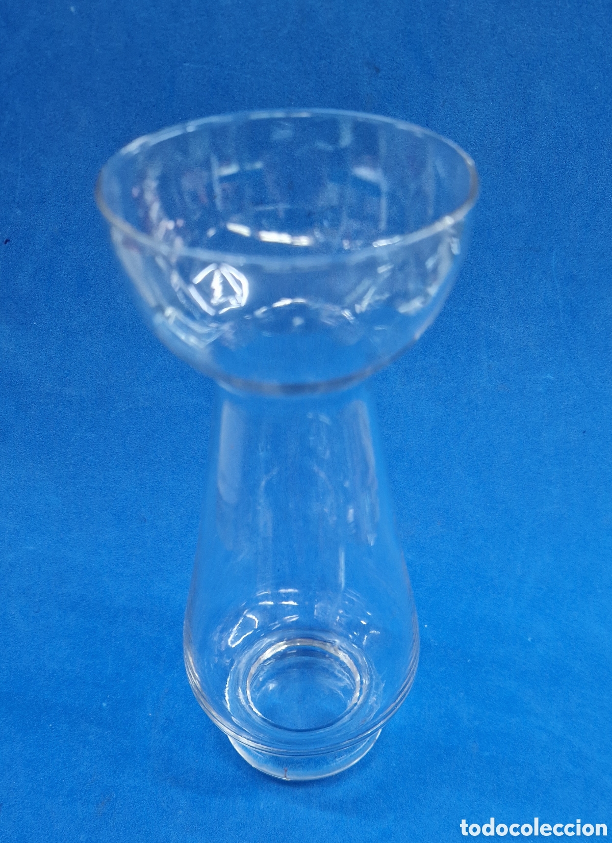 Antig&uuml;edades: Violetero de cristal soplado - Foto 2
